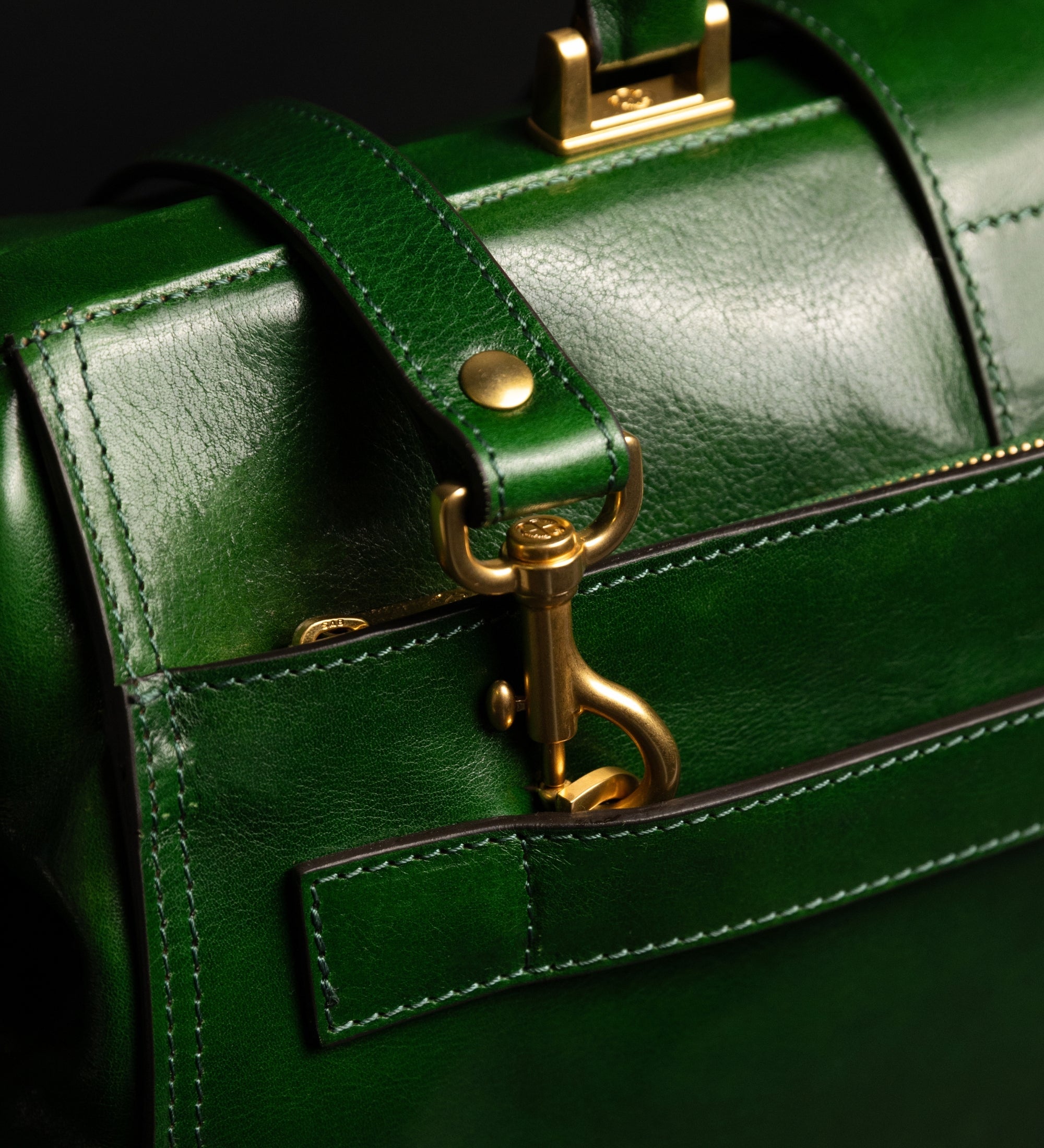 Grand sac de docteur en cuir pour femme Mrs Dalloway