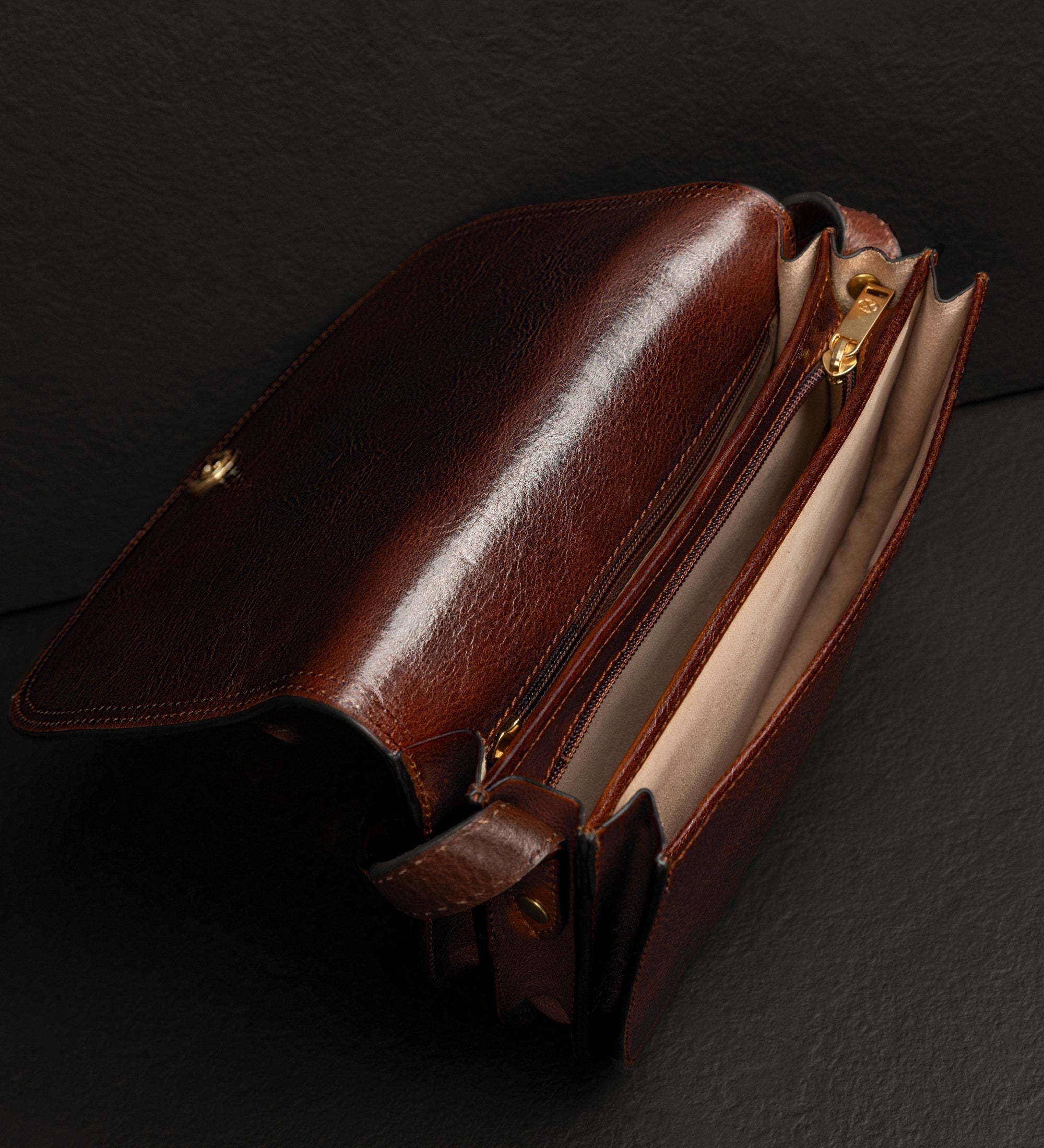 Sac à bandoulière selle en cuir pour femme Moonfleet