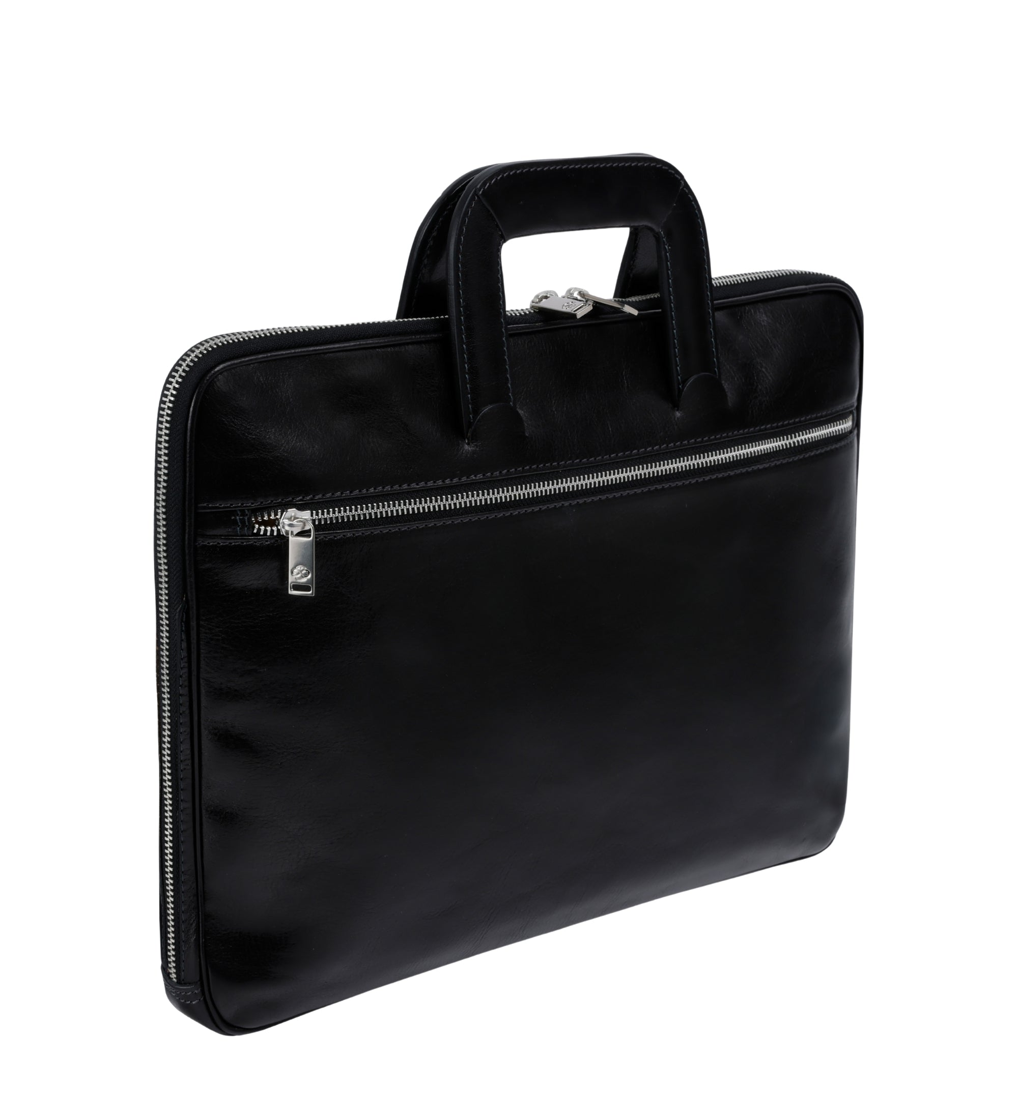 Sacoche pour ordinateur portable en cuir Brave New World