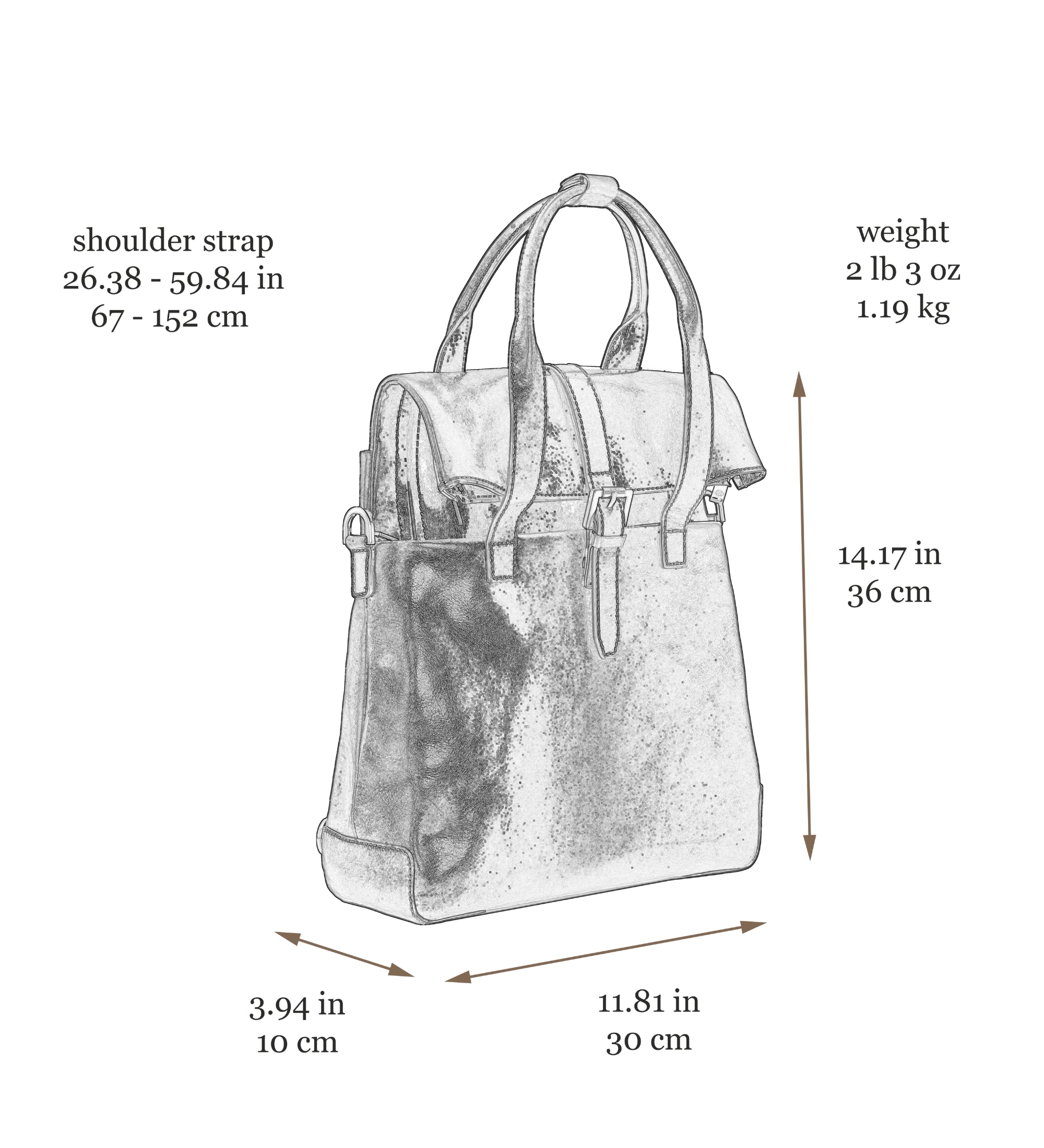 Sac à dos convertible en cuir The Awakening