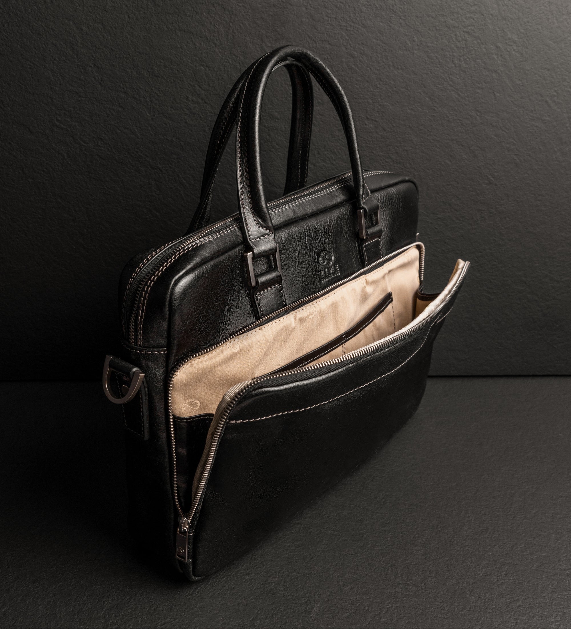 Sacoche pour ordinateur portable en cuir Orlando