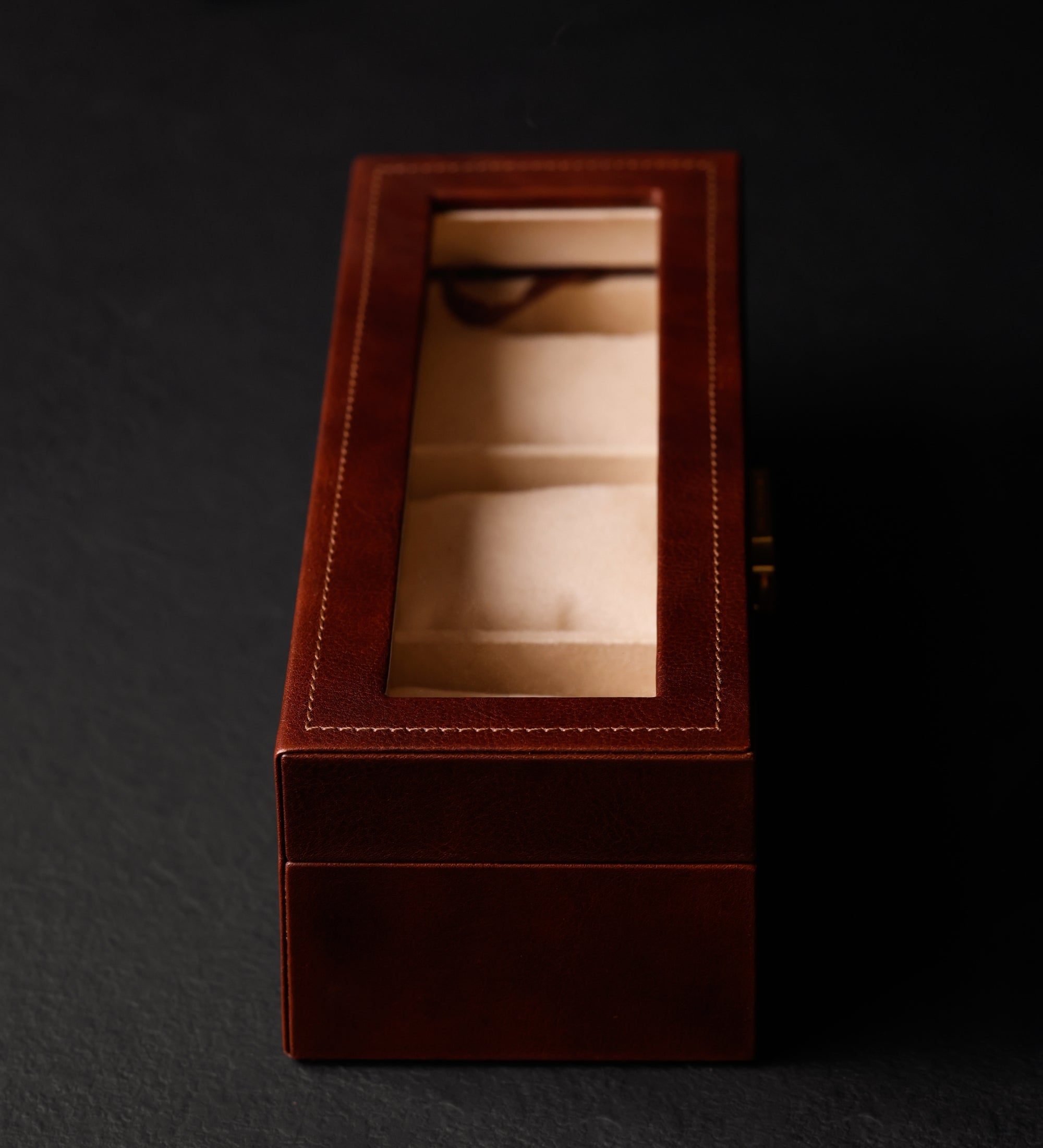 Boîte à montres, organiseur de montres en cuir Silence