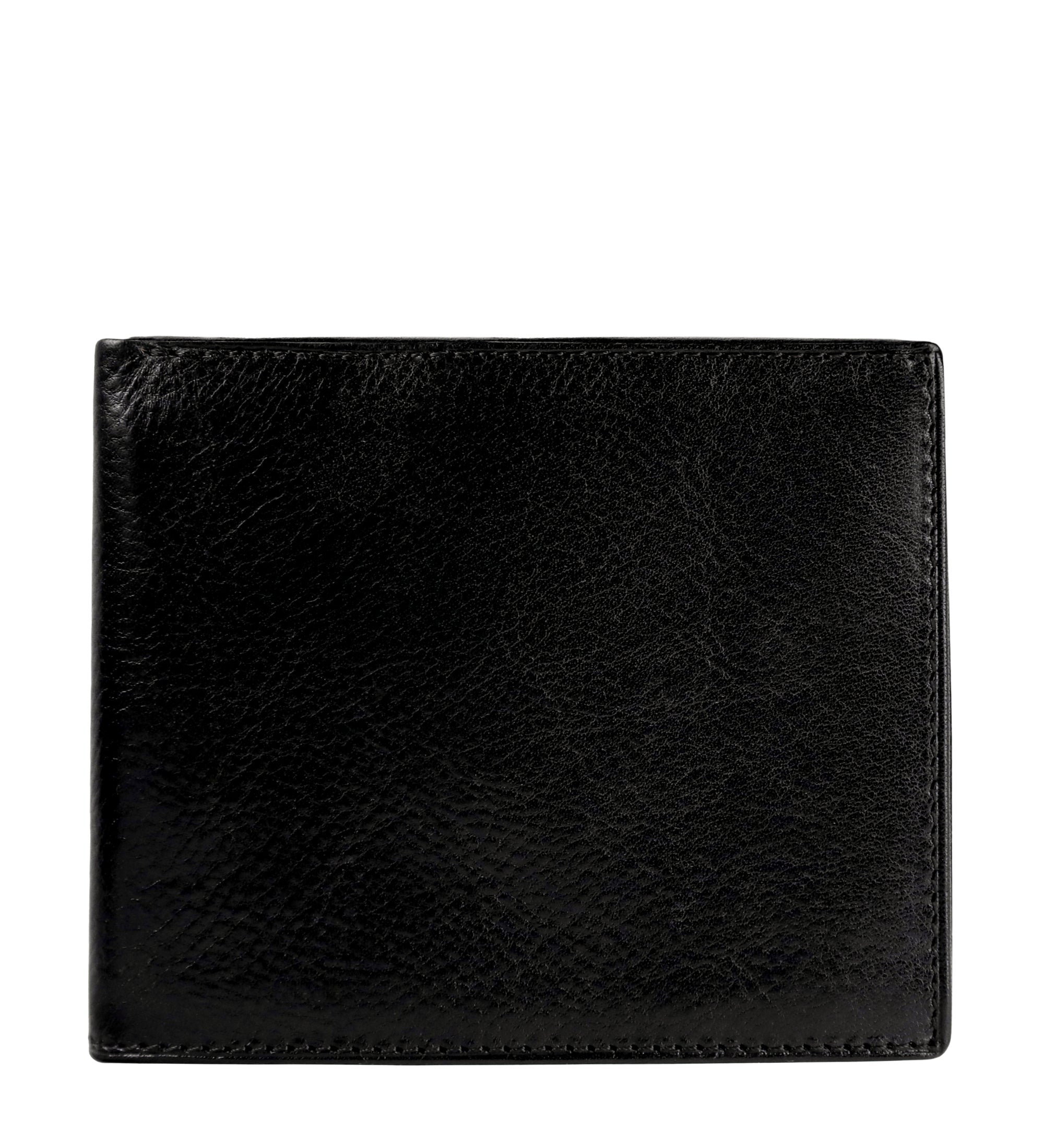 Portefeuille à deux volets en cuir Daniel