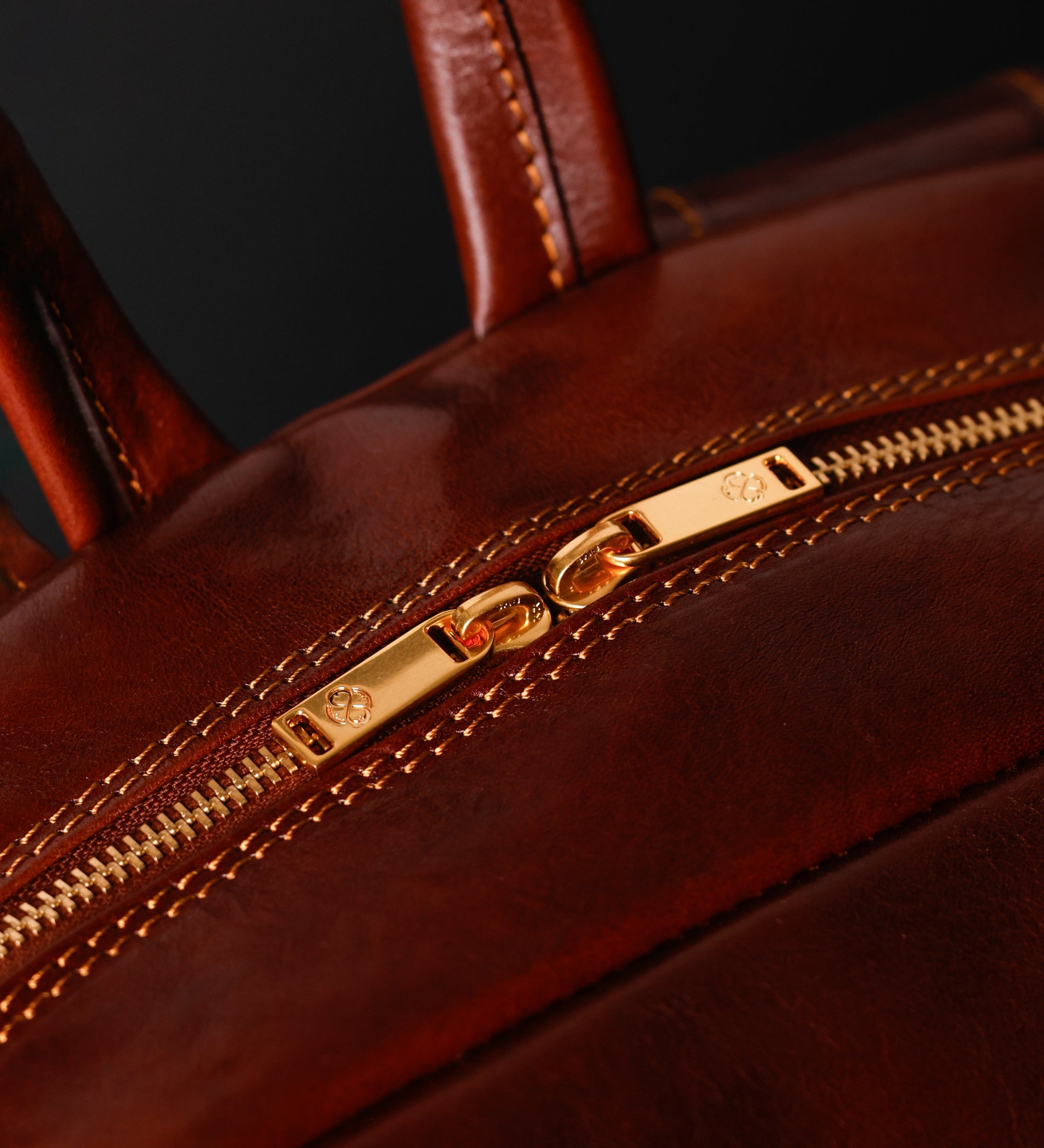 Grand sac à dos en cuir L.A. Confidential