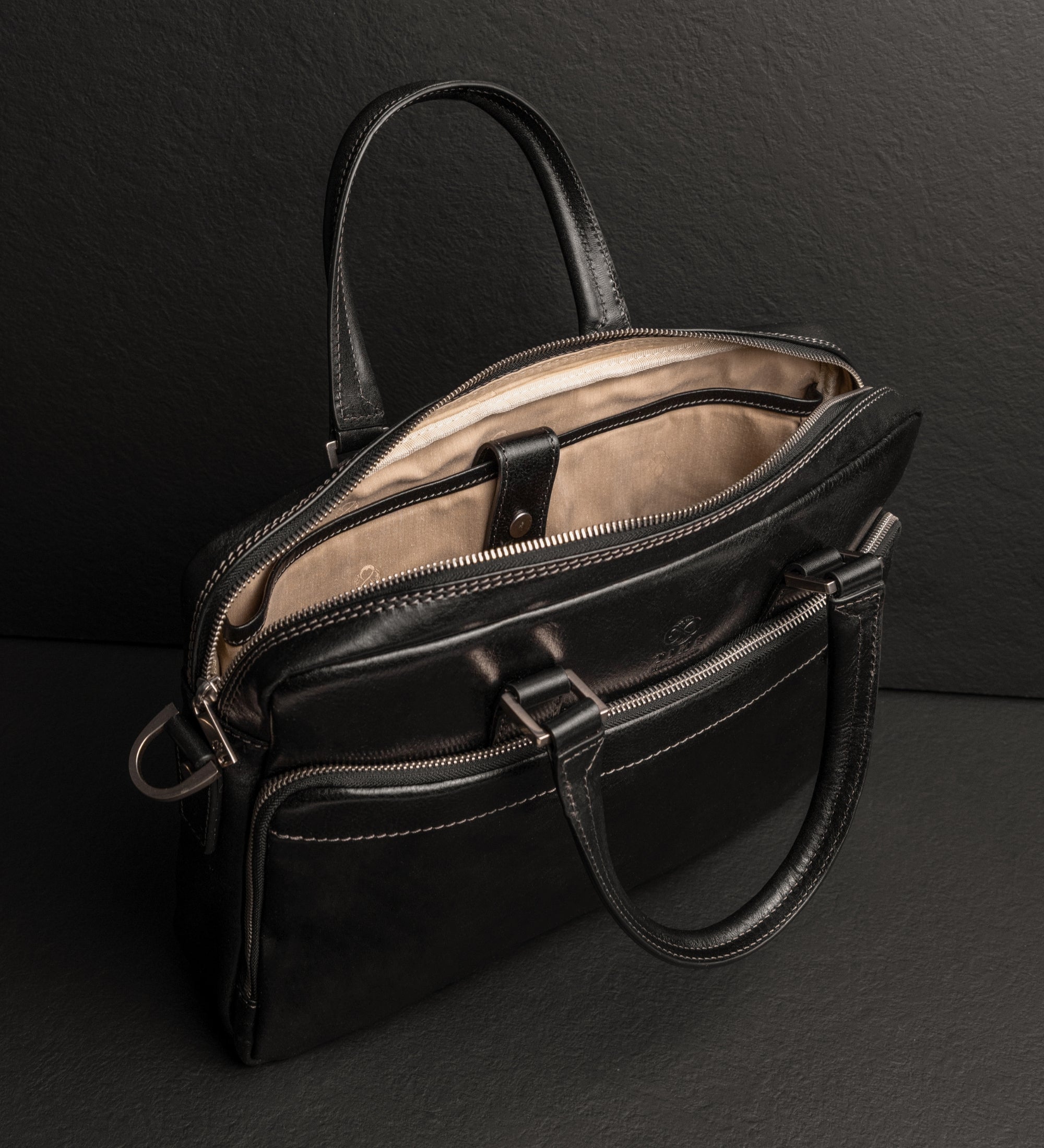 Sacoche pour ordinateur portable en cuir Orlando