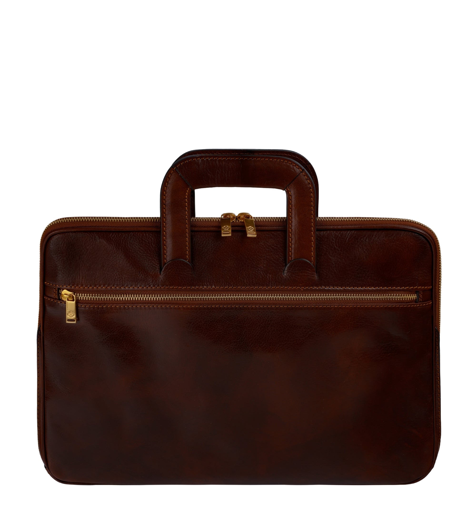 Sacoche pour ordinateur portable en cuir Brave New World