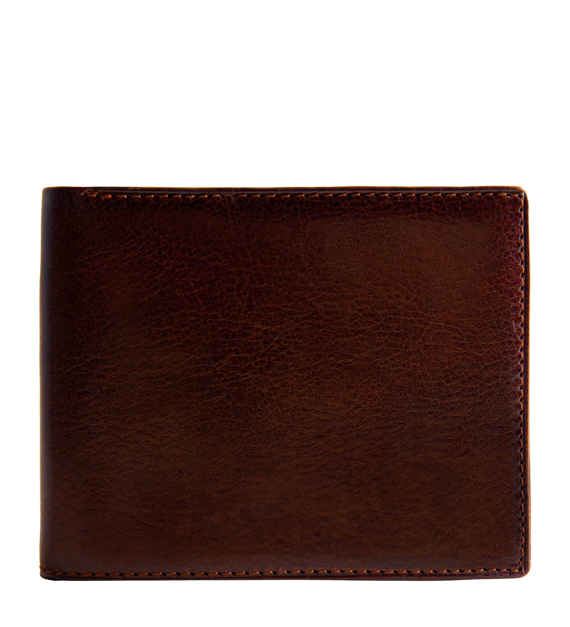 Portefeuille à deux volets en cuir Daniel