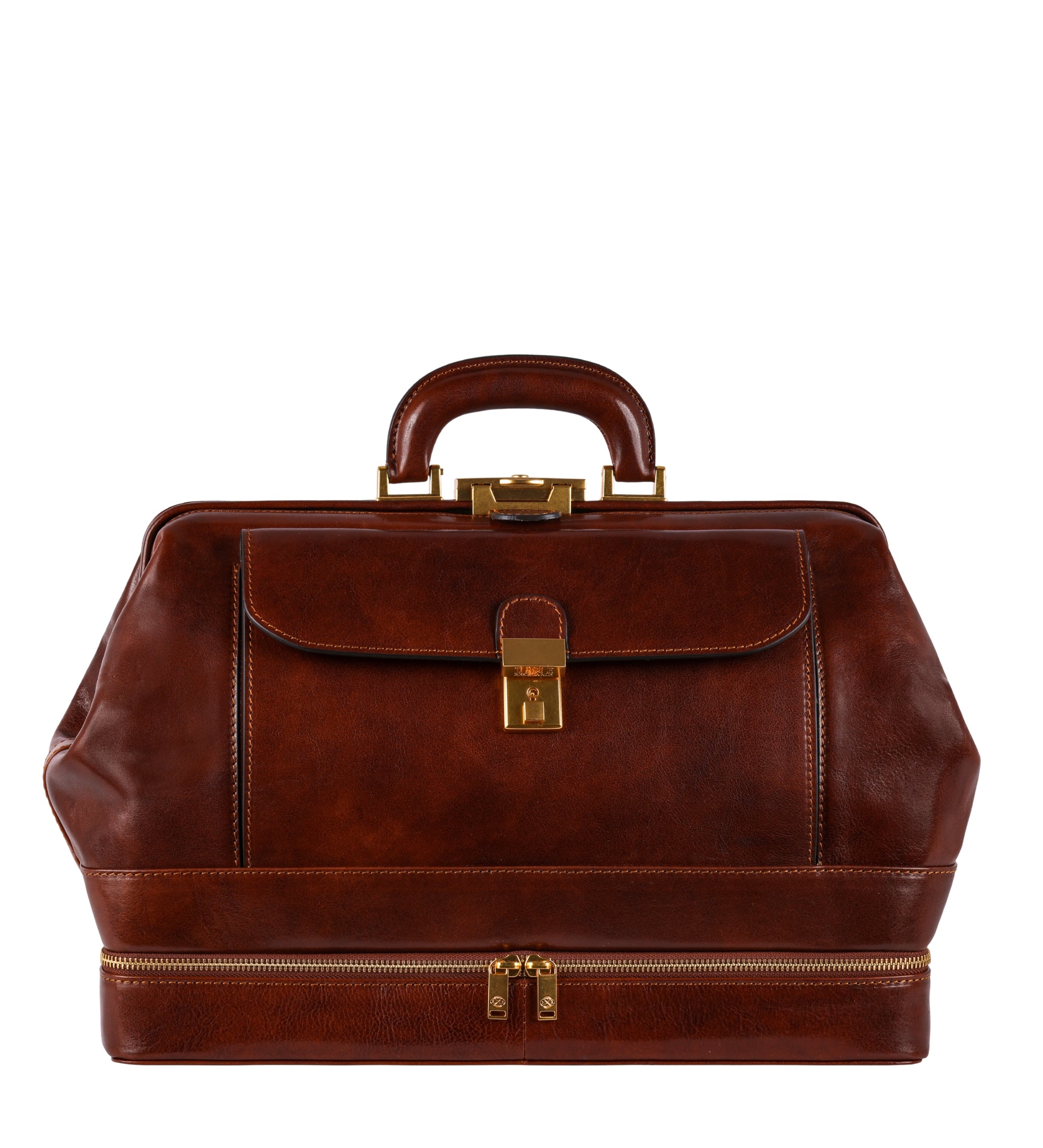 Grand sac de docteur en cuir italien pour femme The Master and Margarita