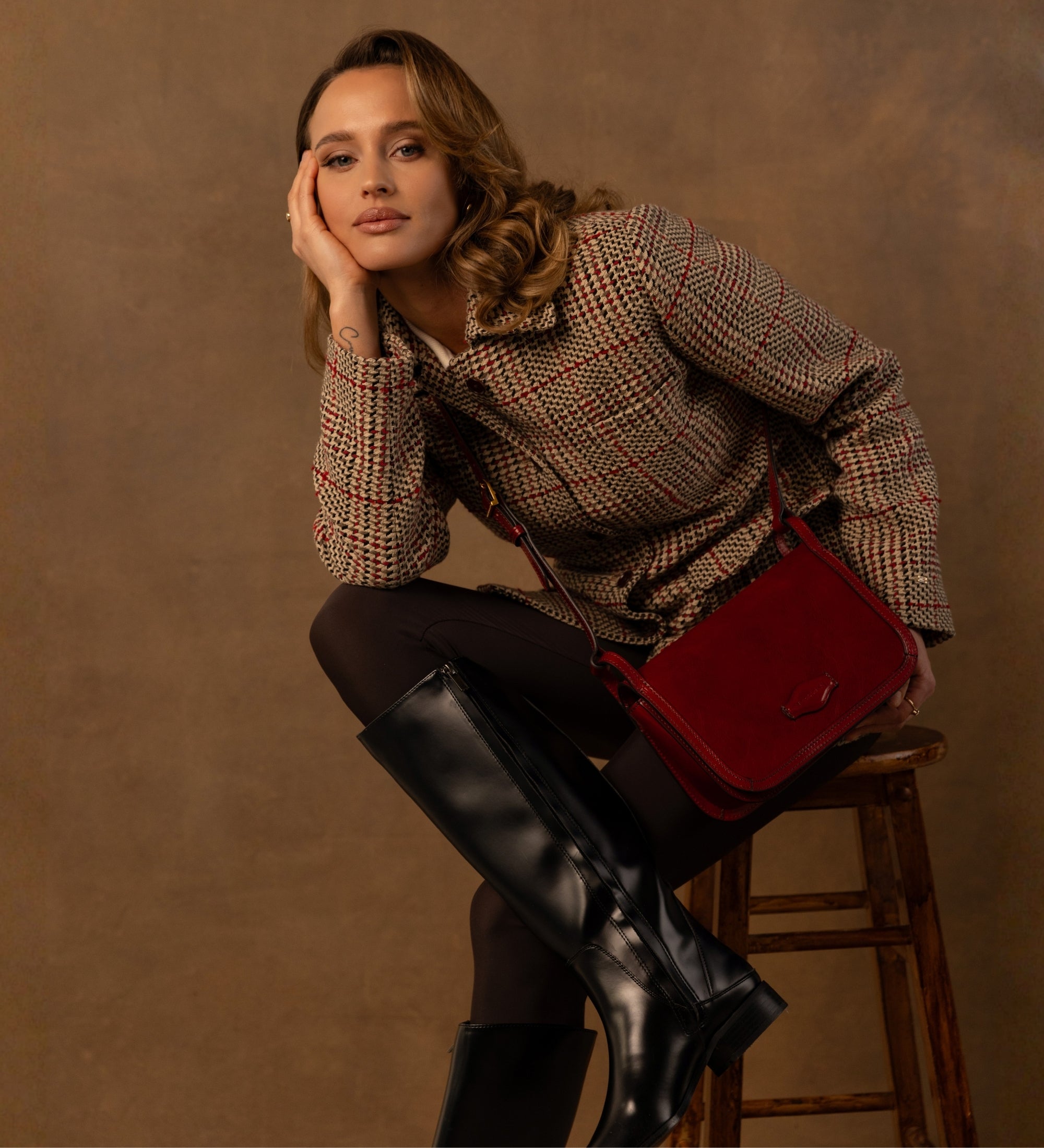 Sac à bandoulière en cuir pour femme Il Piacere