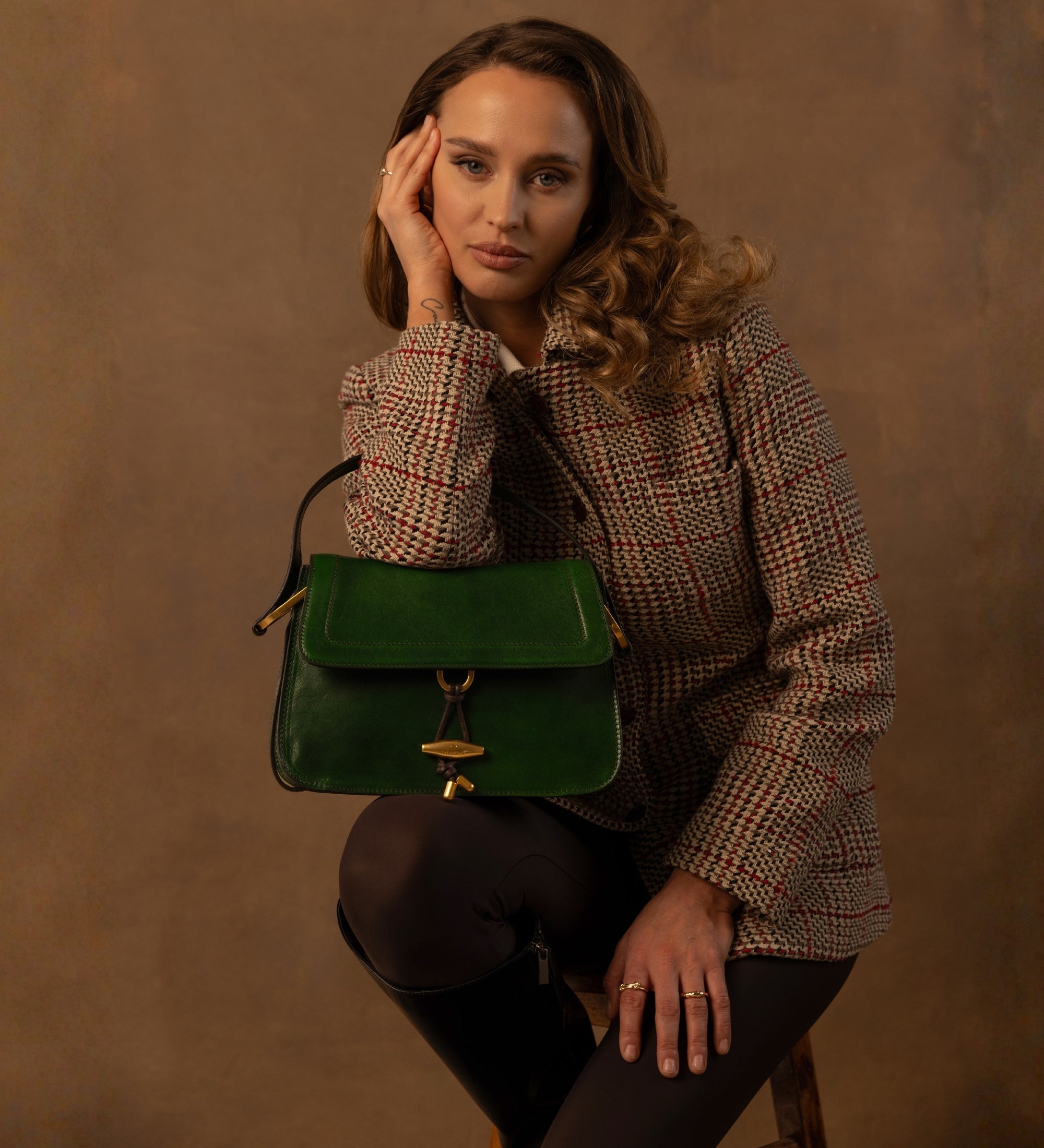 Sac à rabat en cuir pour femme Possession