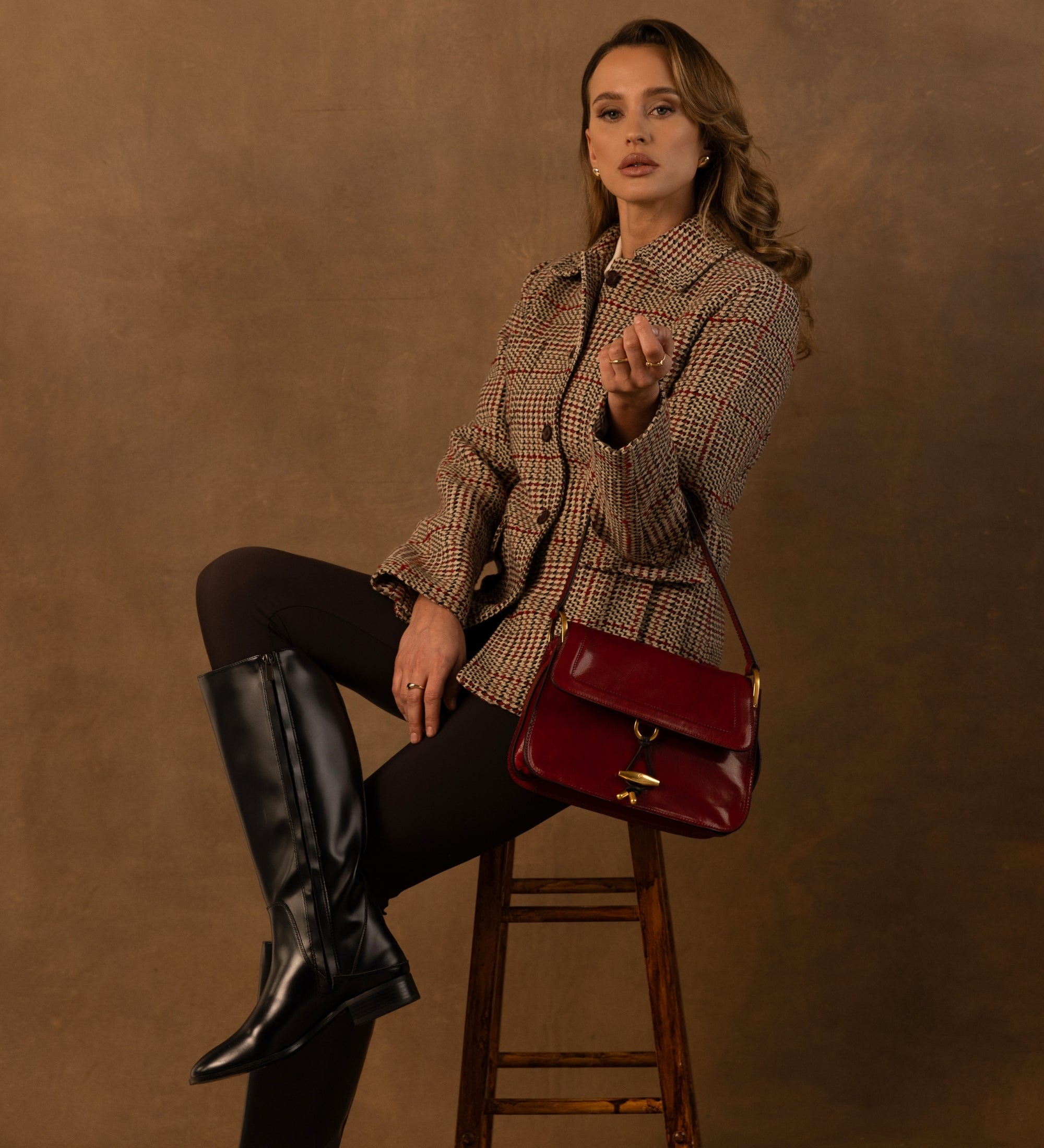 Sac à rabat en cuir pour femme Possession