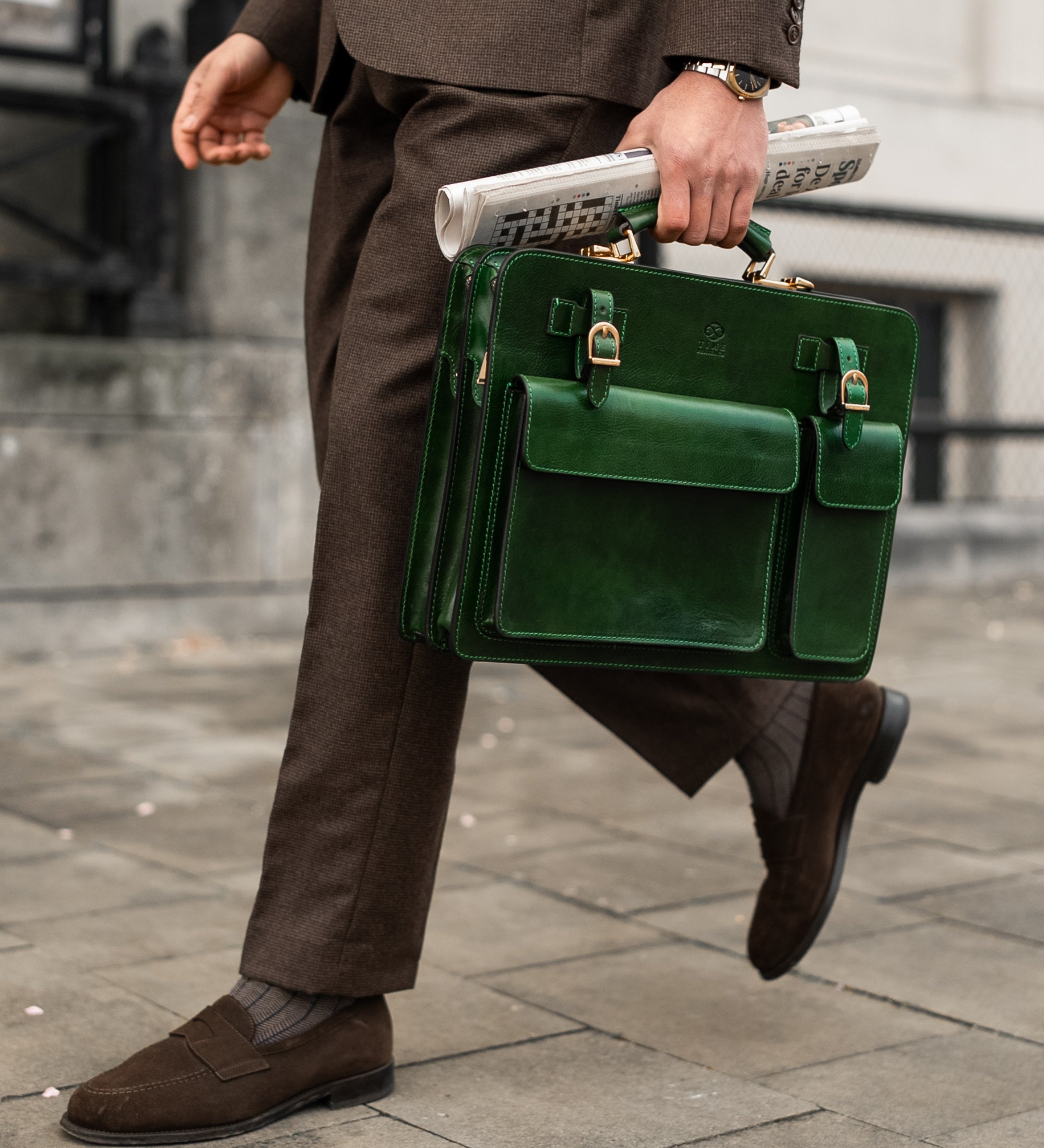 Cartable en cuir The Prophet