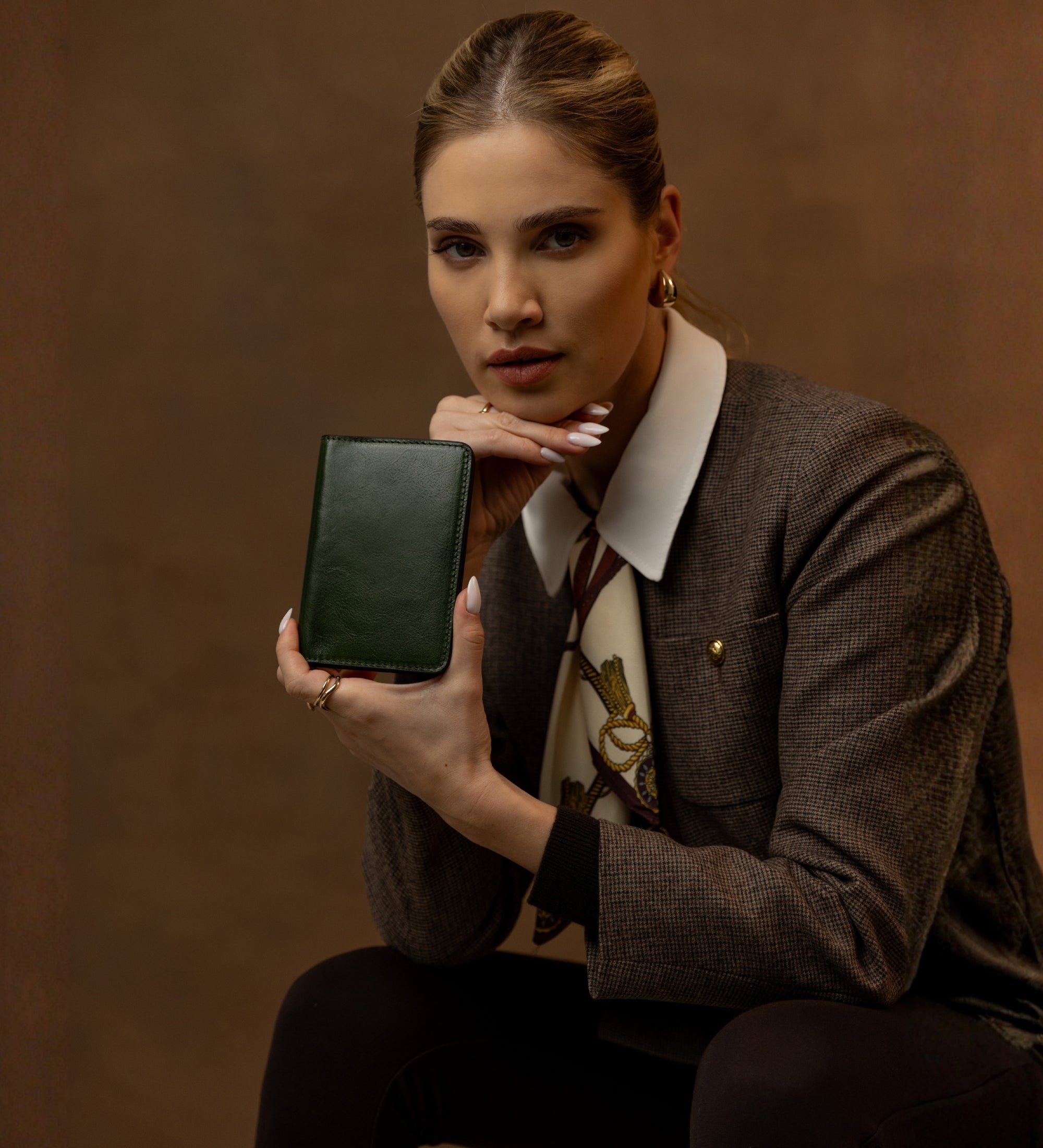 Petit porte-passeport en cuir pour femme Gulliver's Travels