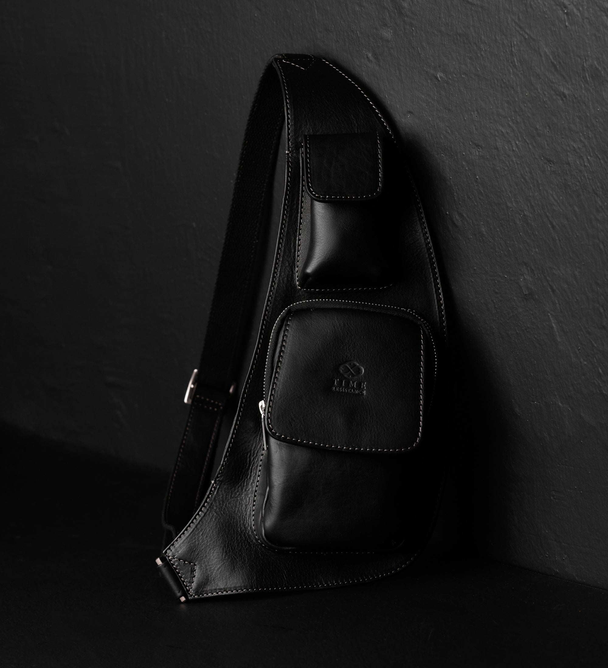 Sac à bandoulière en cuir The Monk
