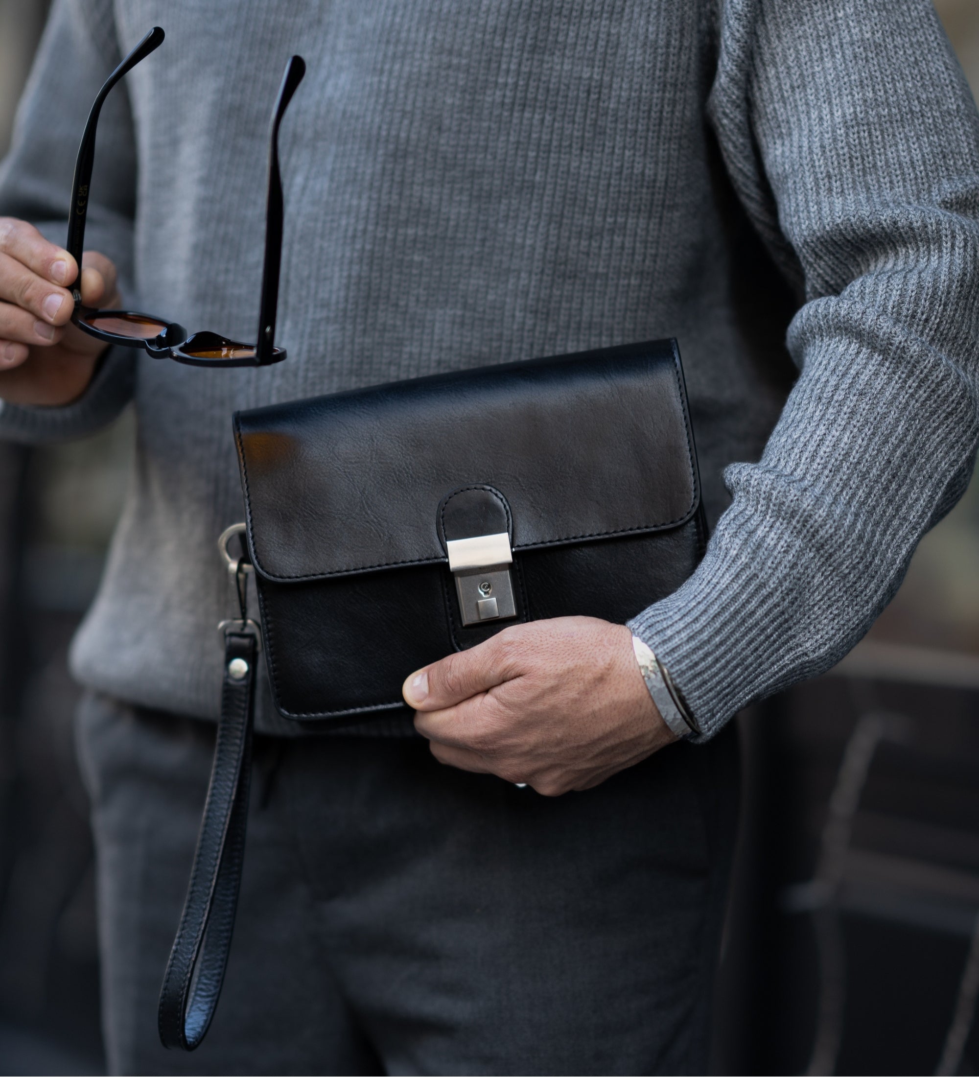 Pochette en cuir The Maltese Falcon