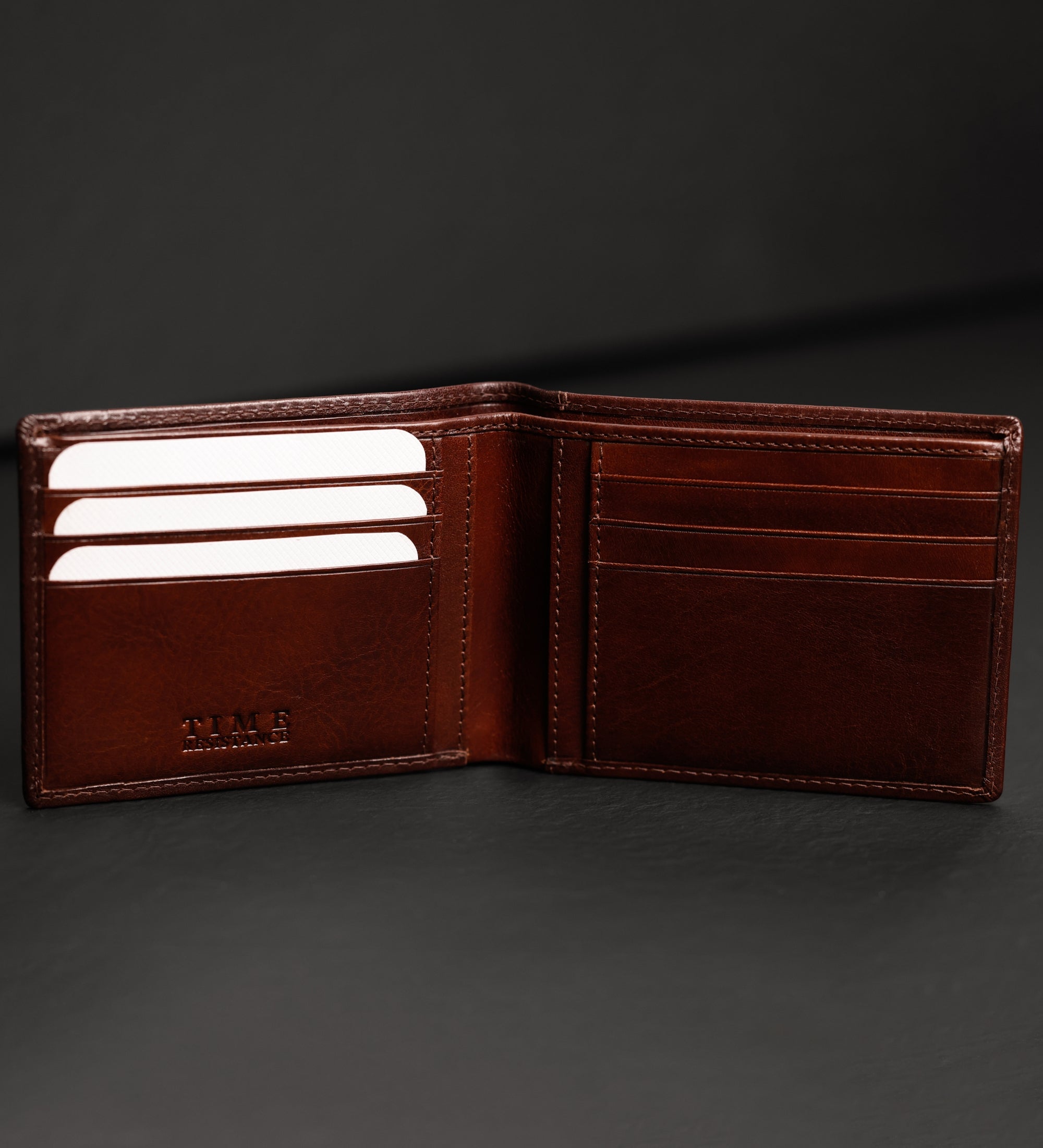 Portefeuille à deux volets en cuir The Getaway