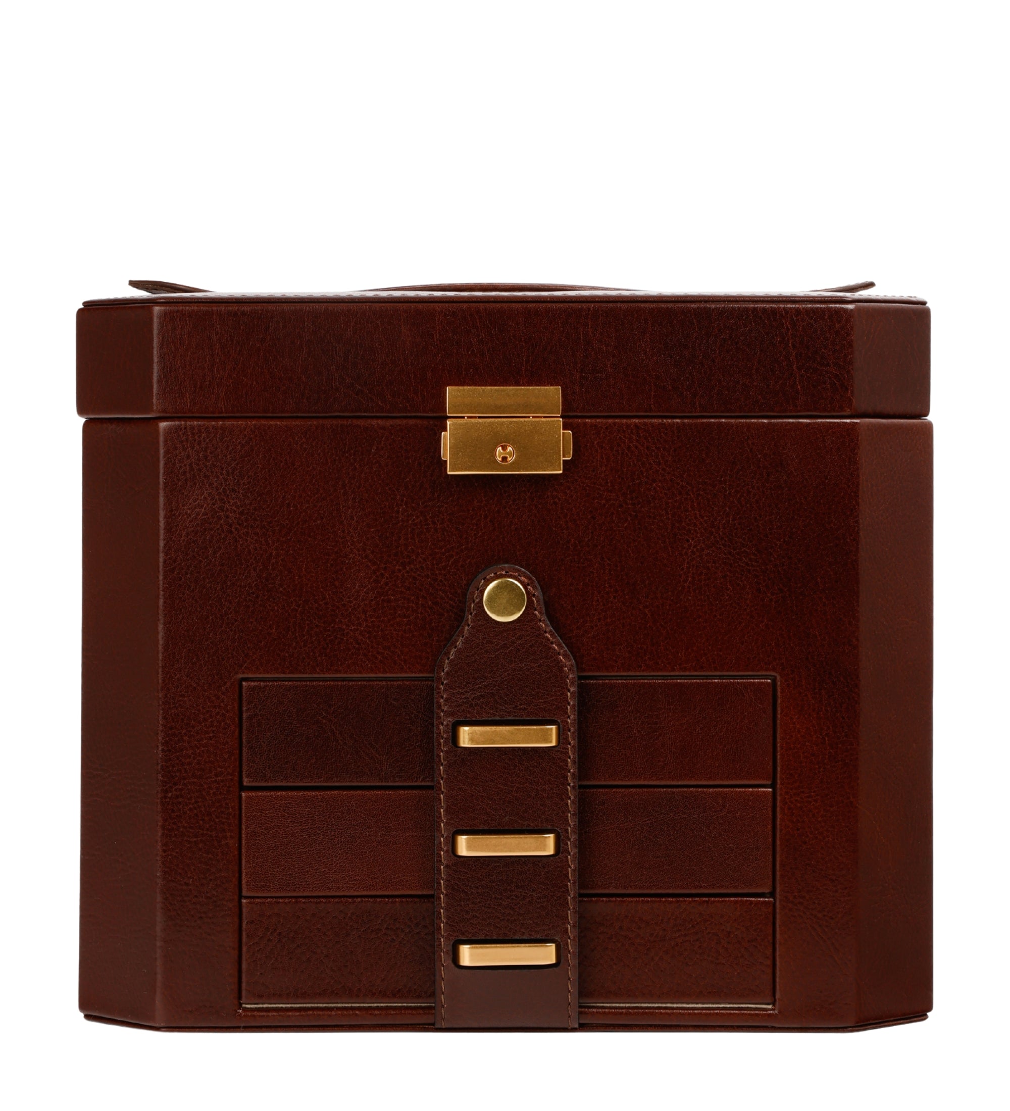 Grande boîte à bijoux en cuir pour femme A Handful of Dust