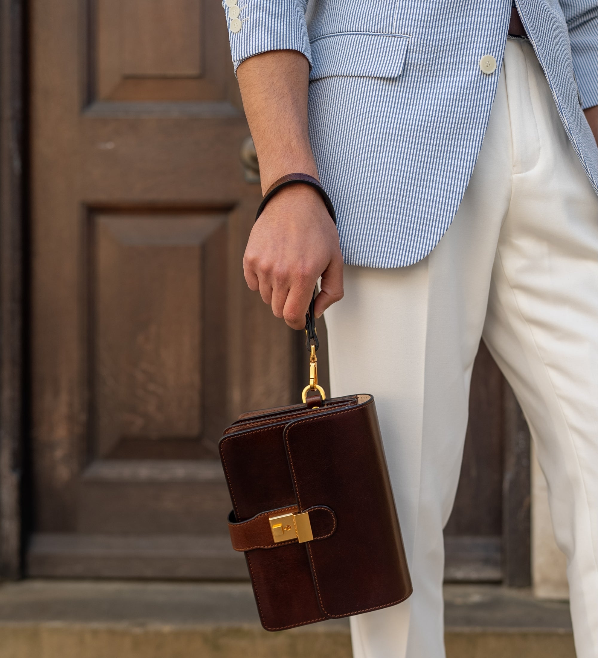 Pochette en cuir The Maltese Falcon
