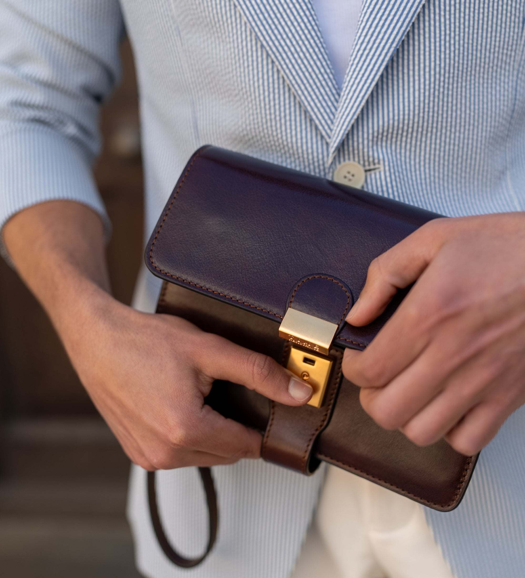 Pochette en cuir The Maltese Falcon