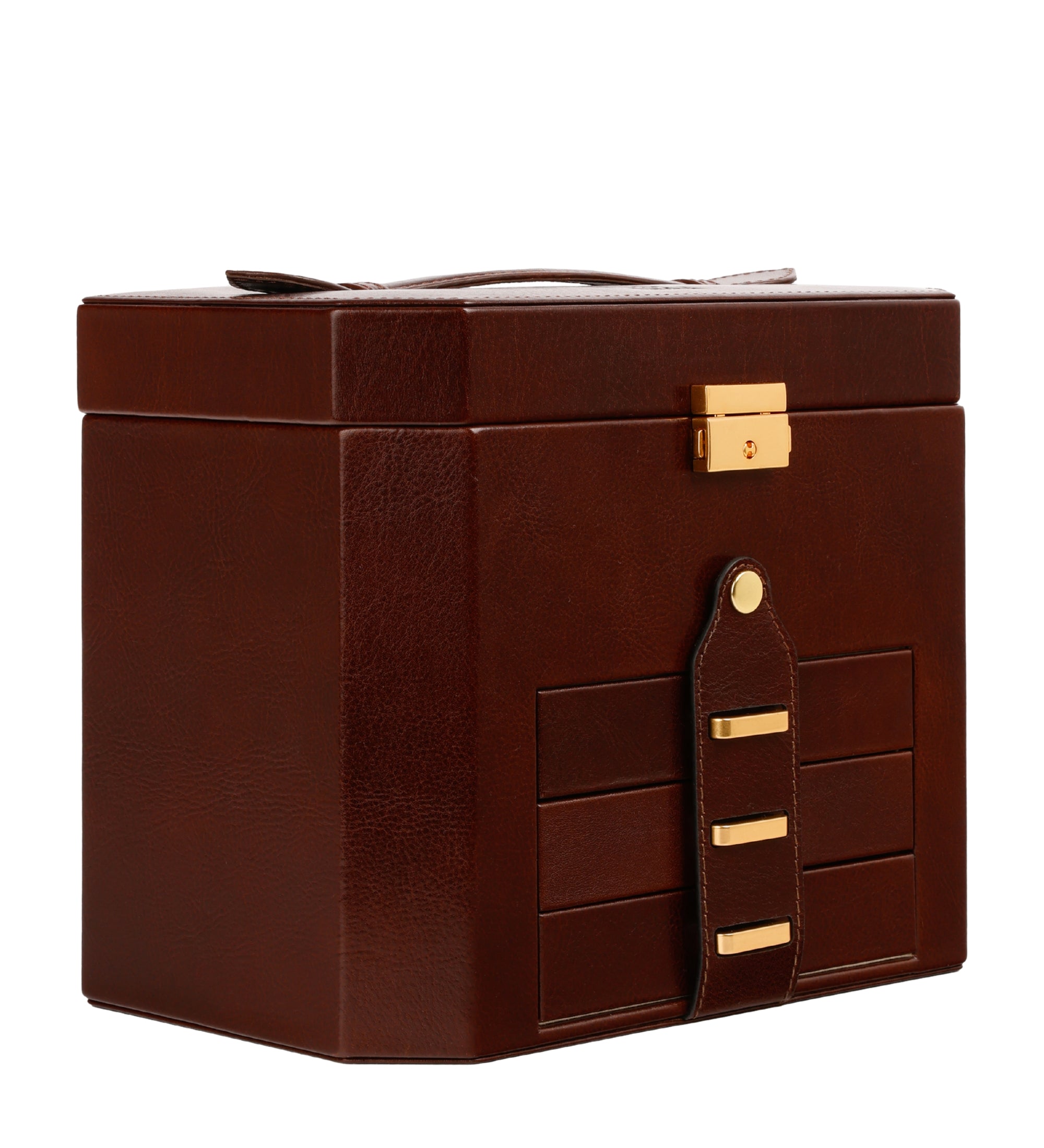 Grande boîte à bijoux en cuir pour femme A Handful of Dust