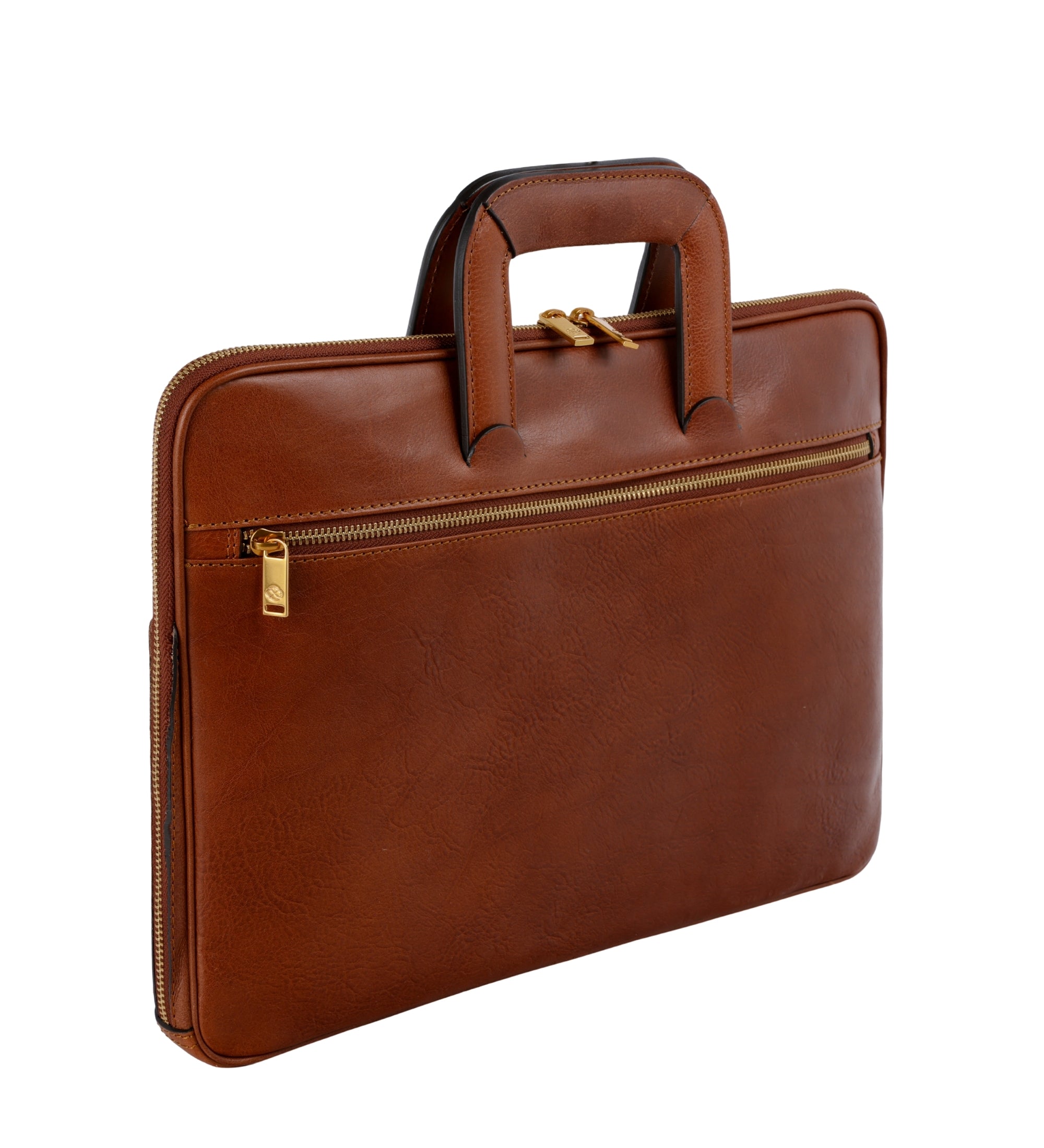 Sacoche pour ordinateur portable en cuir Brave New World
