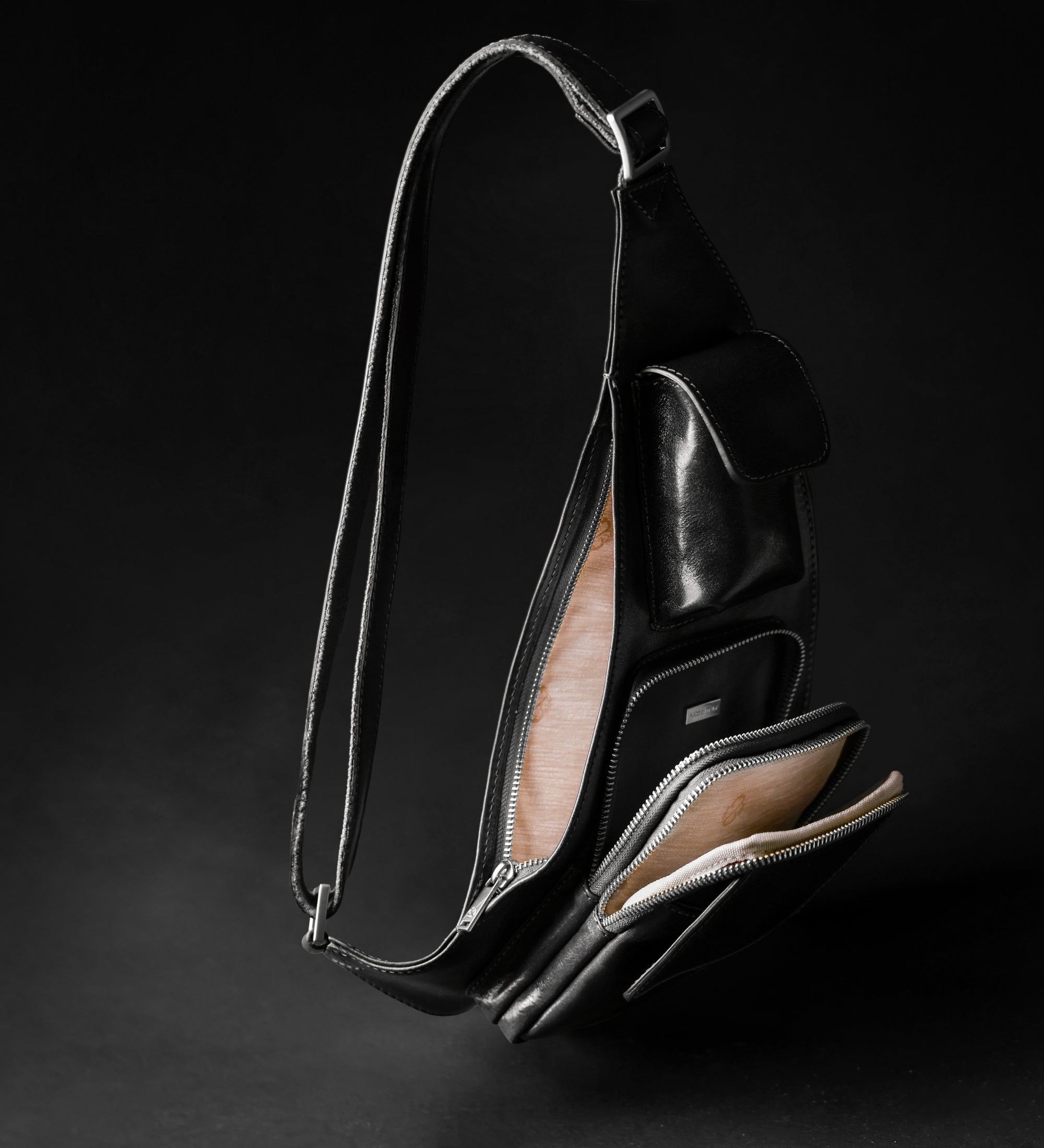 Sac à bandoulière en cuir The Monk