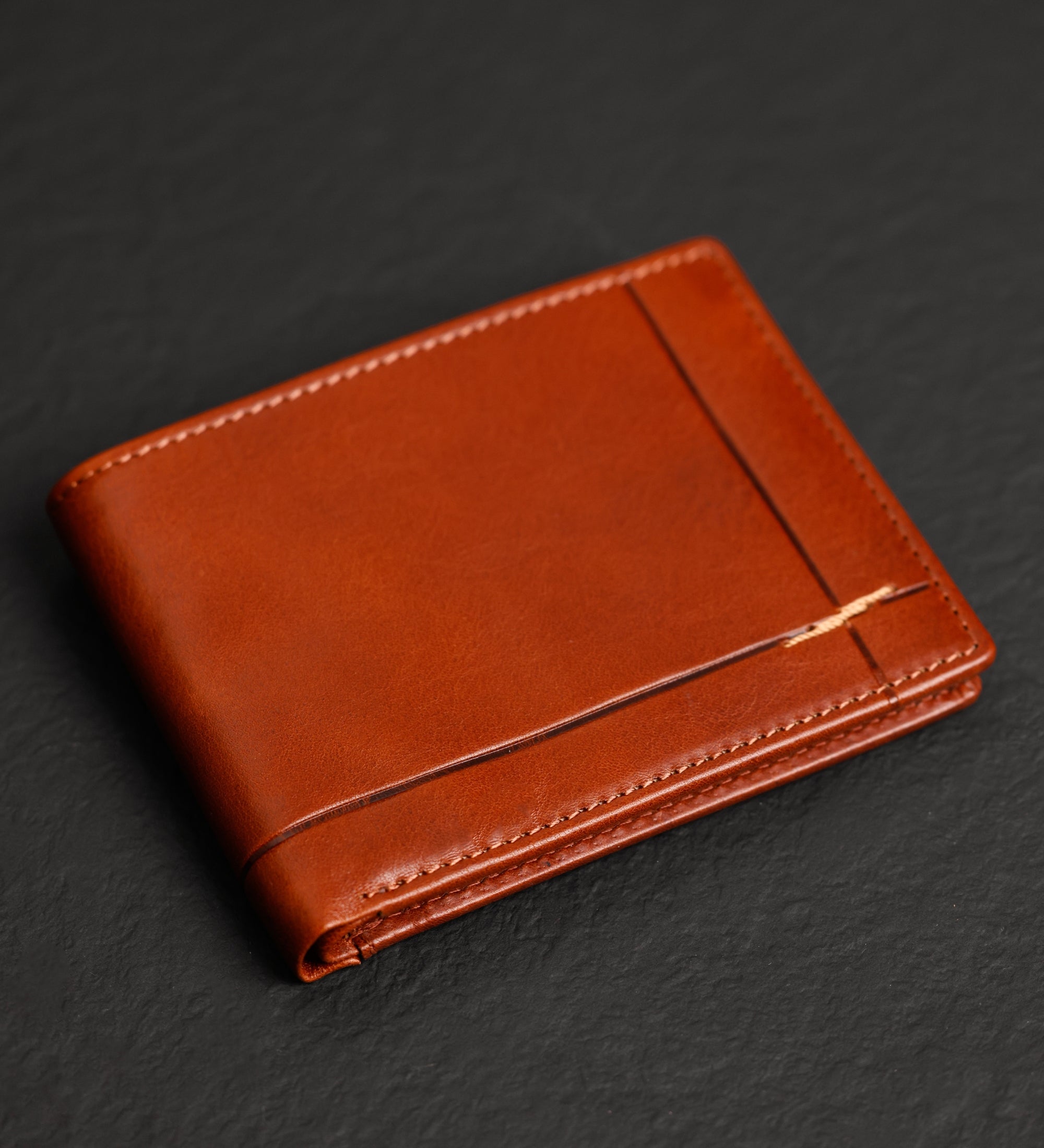 Portefeuille à deux volets en cuir The Getaway