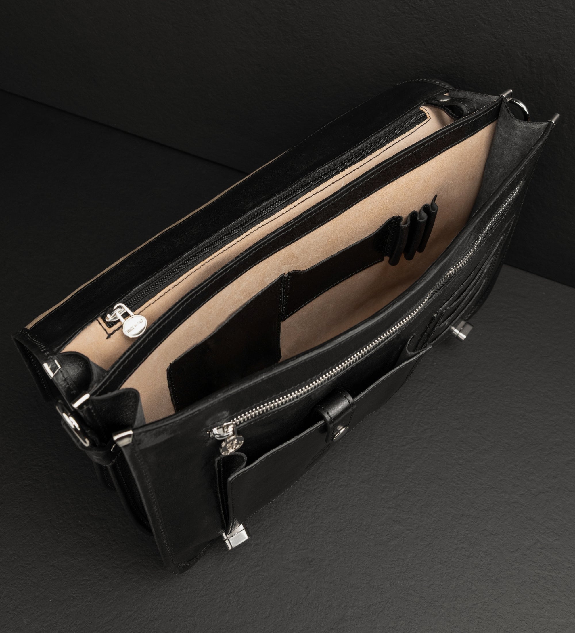 Sacoche pour ordinateur portable en cuir Illusions