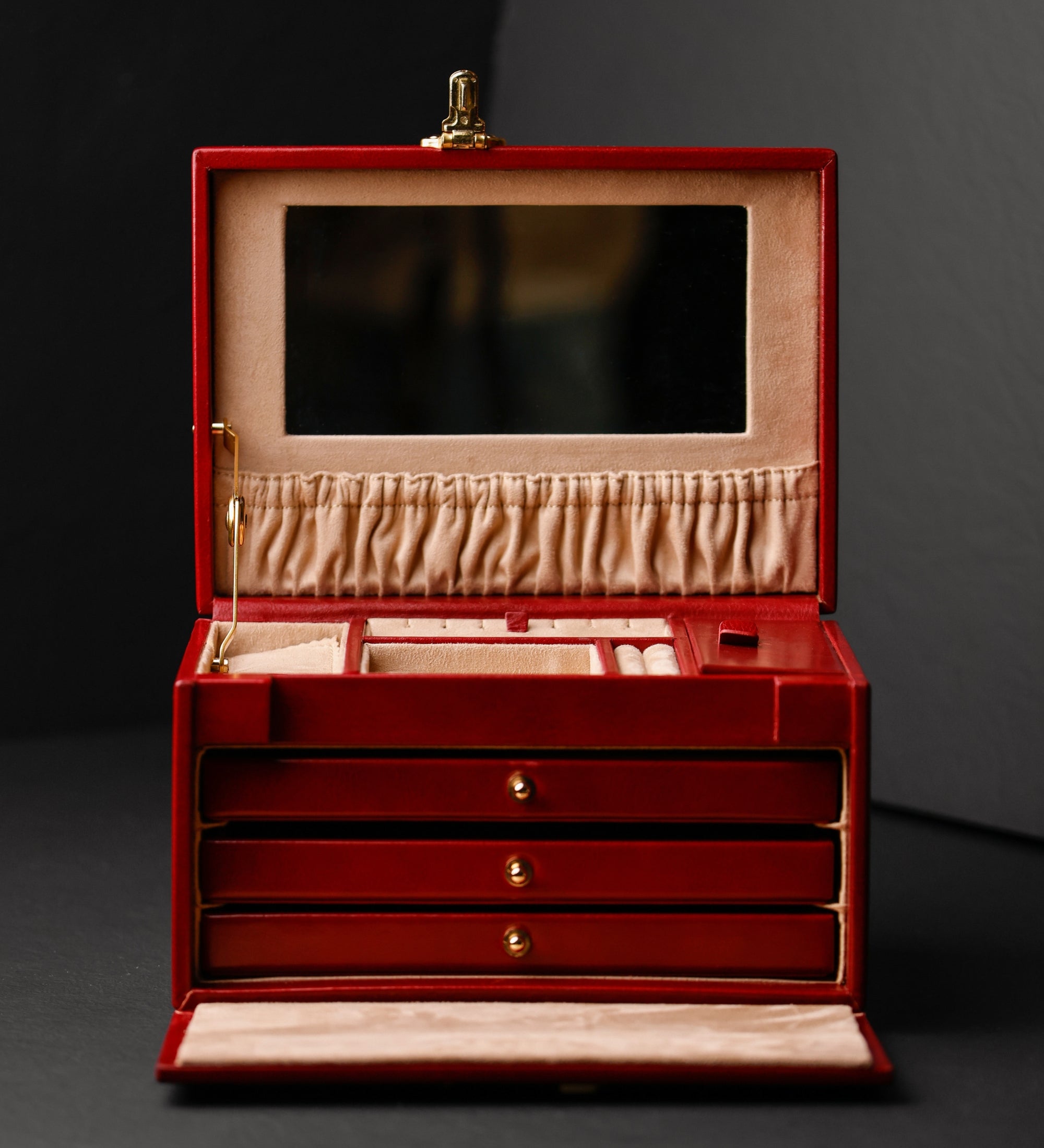 Grande boîte à bijoux en cuir pour femme The Portrait of a Lady
