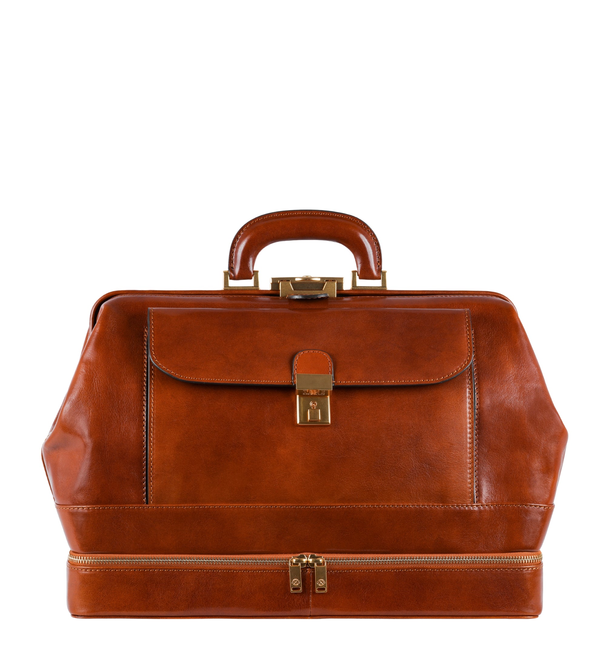 Grand sac de docteur en cuir italien pour femme The Master and Margarita