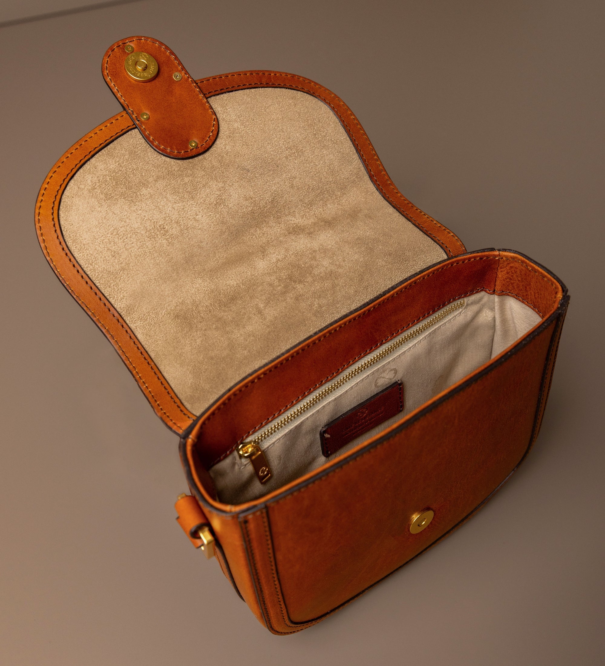 Sac à bandoulière selle en cuir pour femme Villette