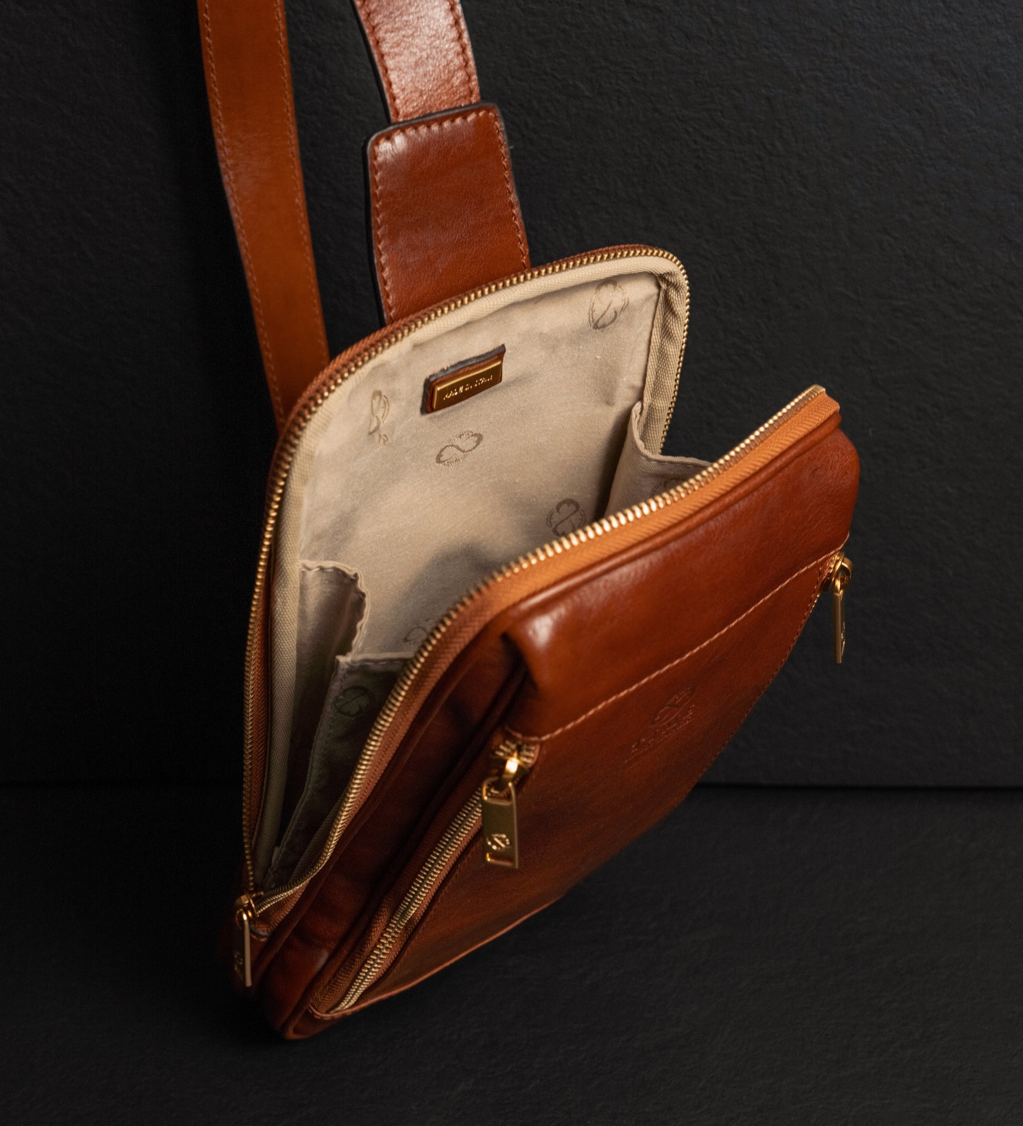 Sac bandoulière en cuir Kim