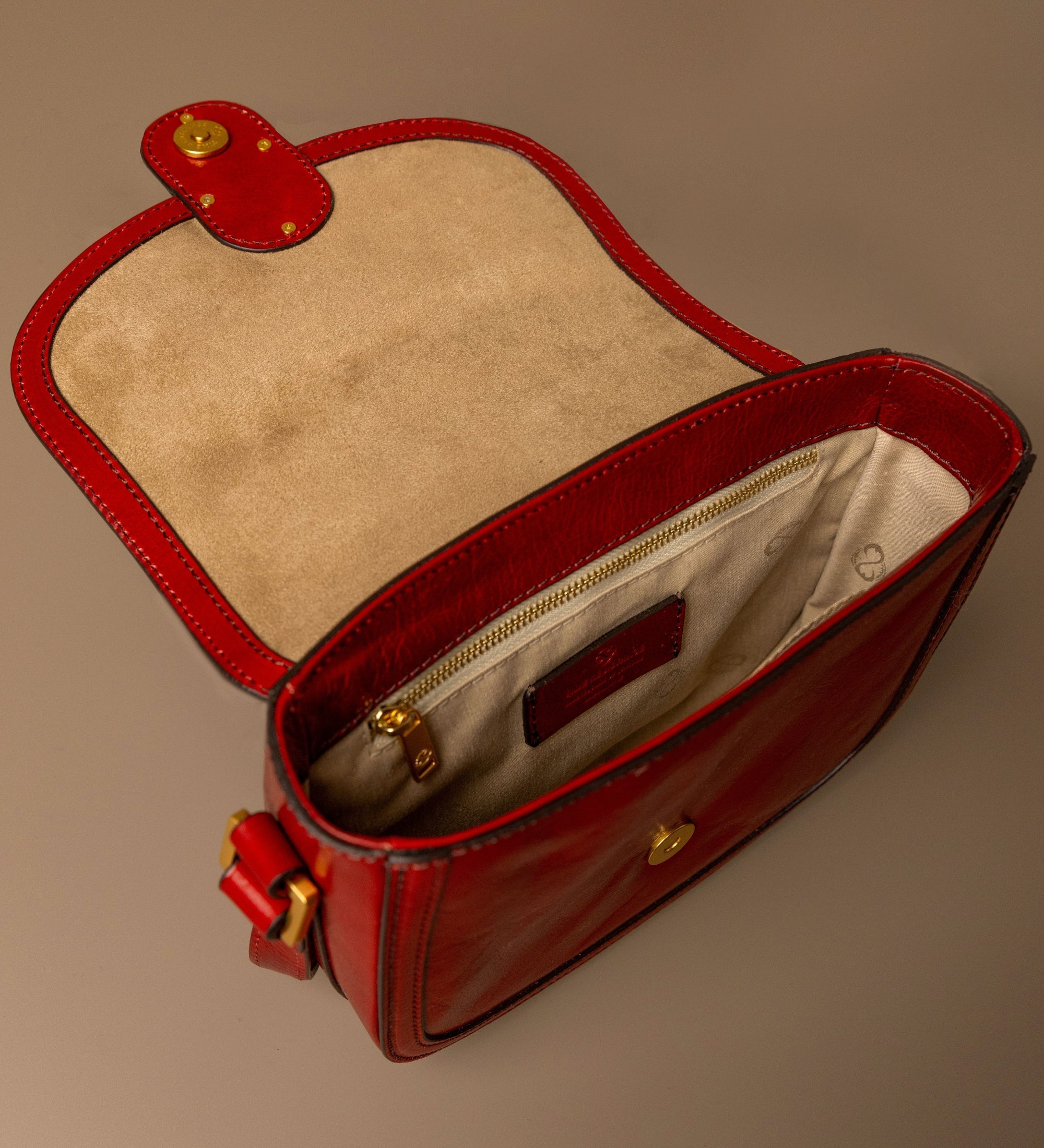 Sac à bandoulière selle en cuir pour femme Villette