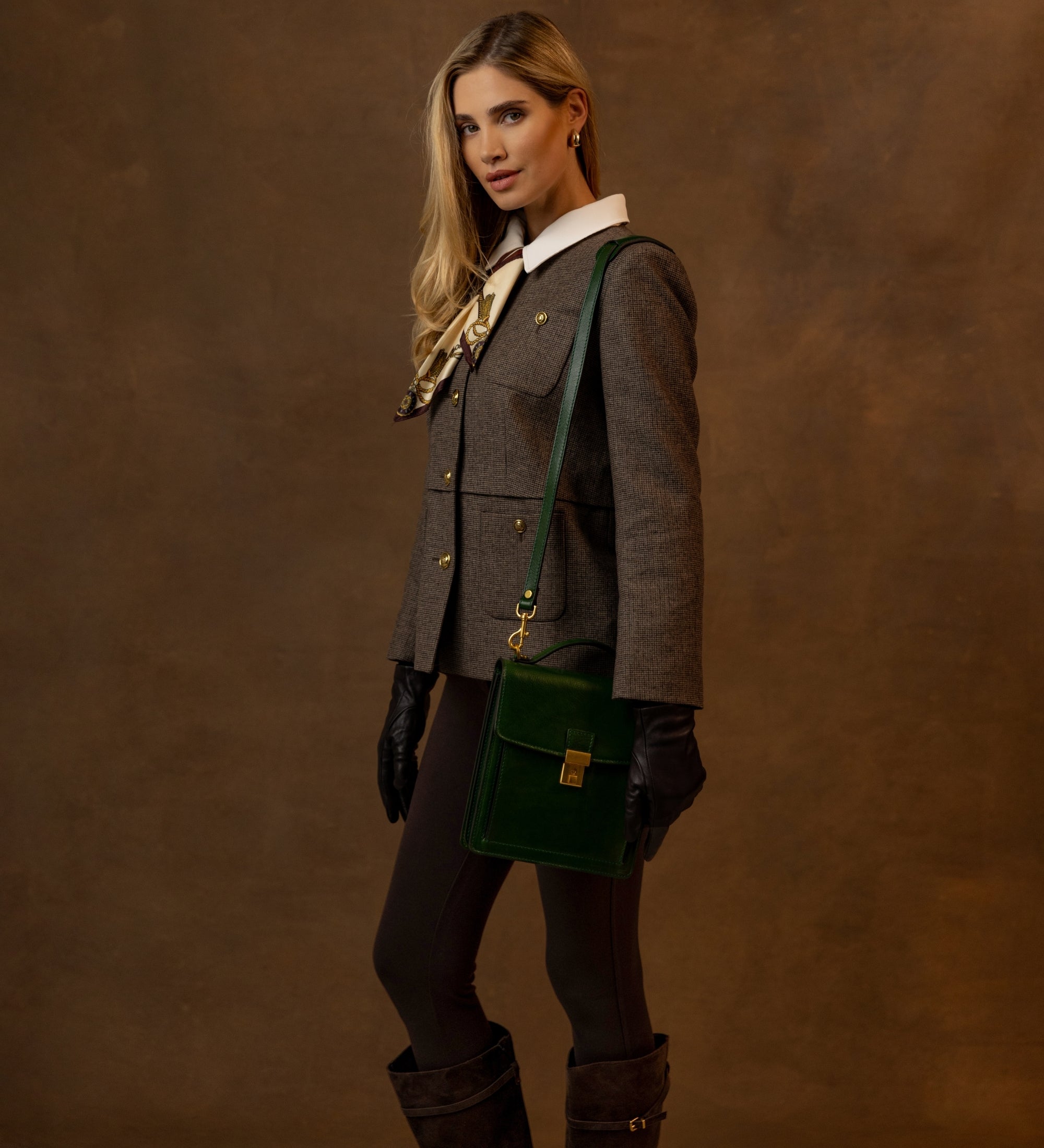 Petite mallette en cuir pour femme Walden