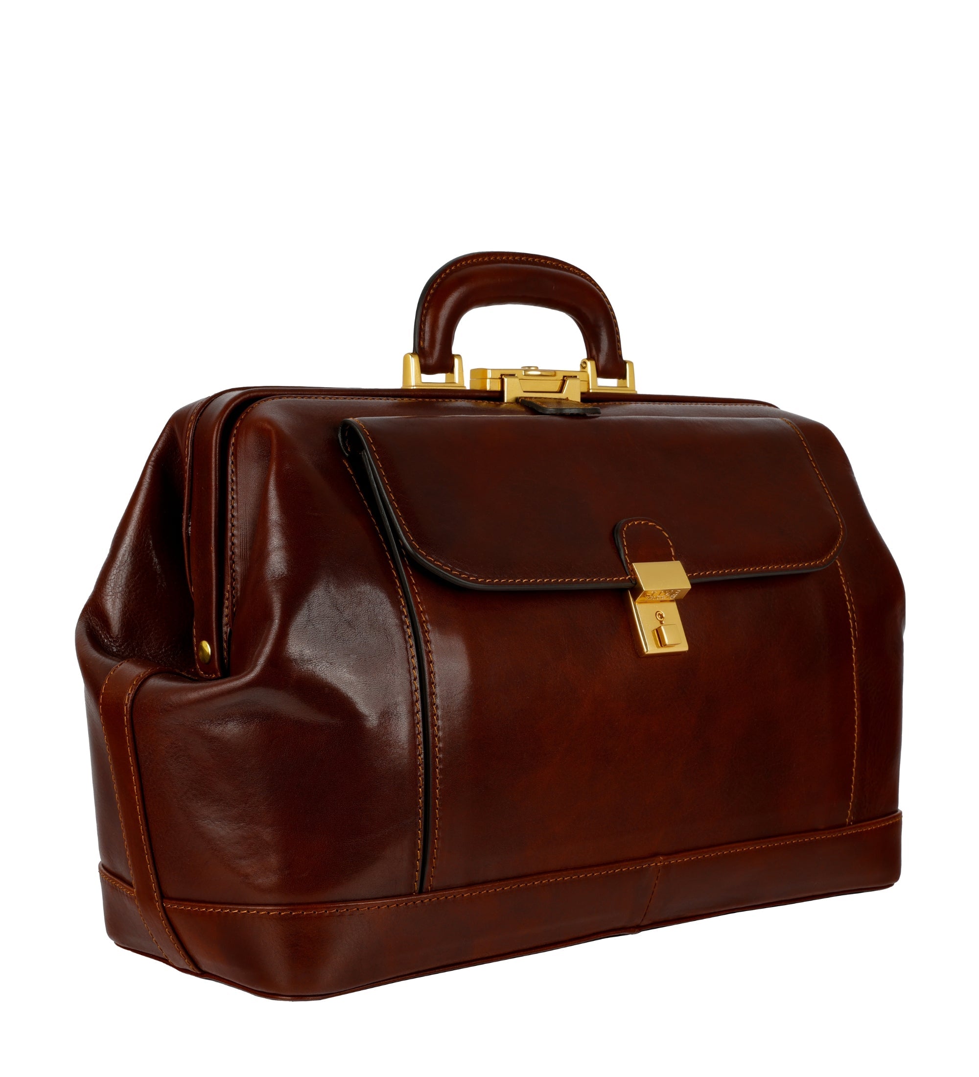Grand sac de docteur en cuir italien pour femme Hamlet