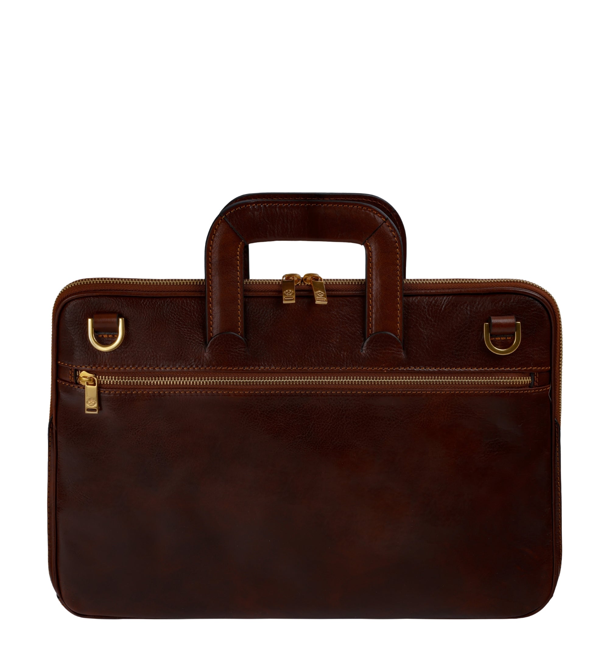 Sacoche pour ordinateur portable en cuir Brave New World