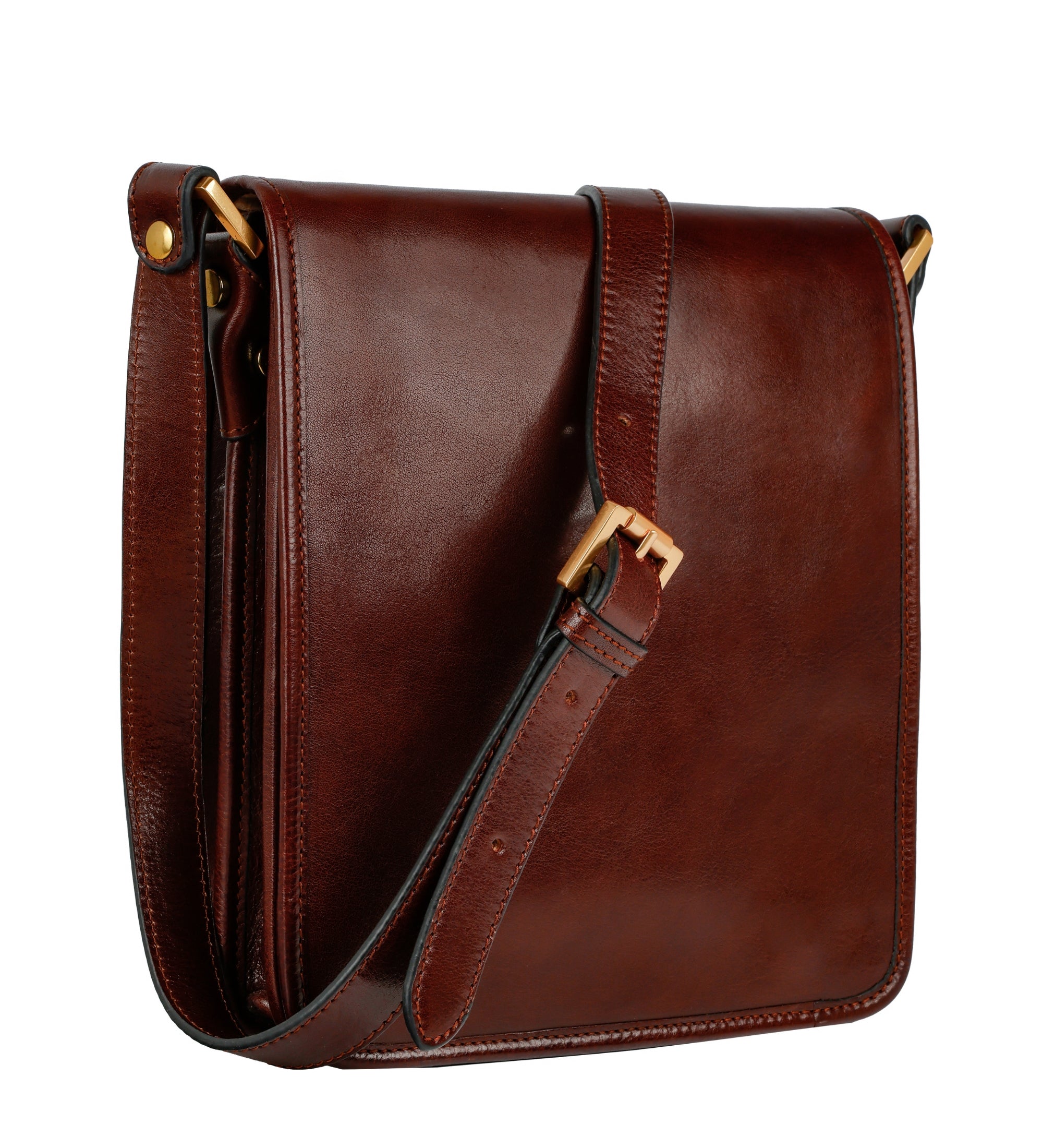 Petit sac messager en cuir On The Road