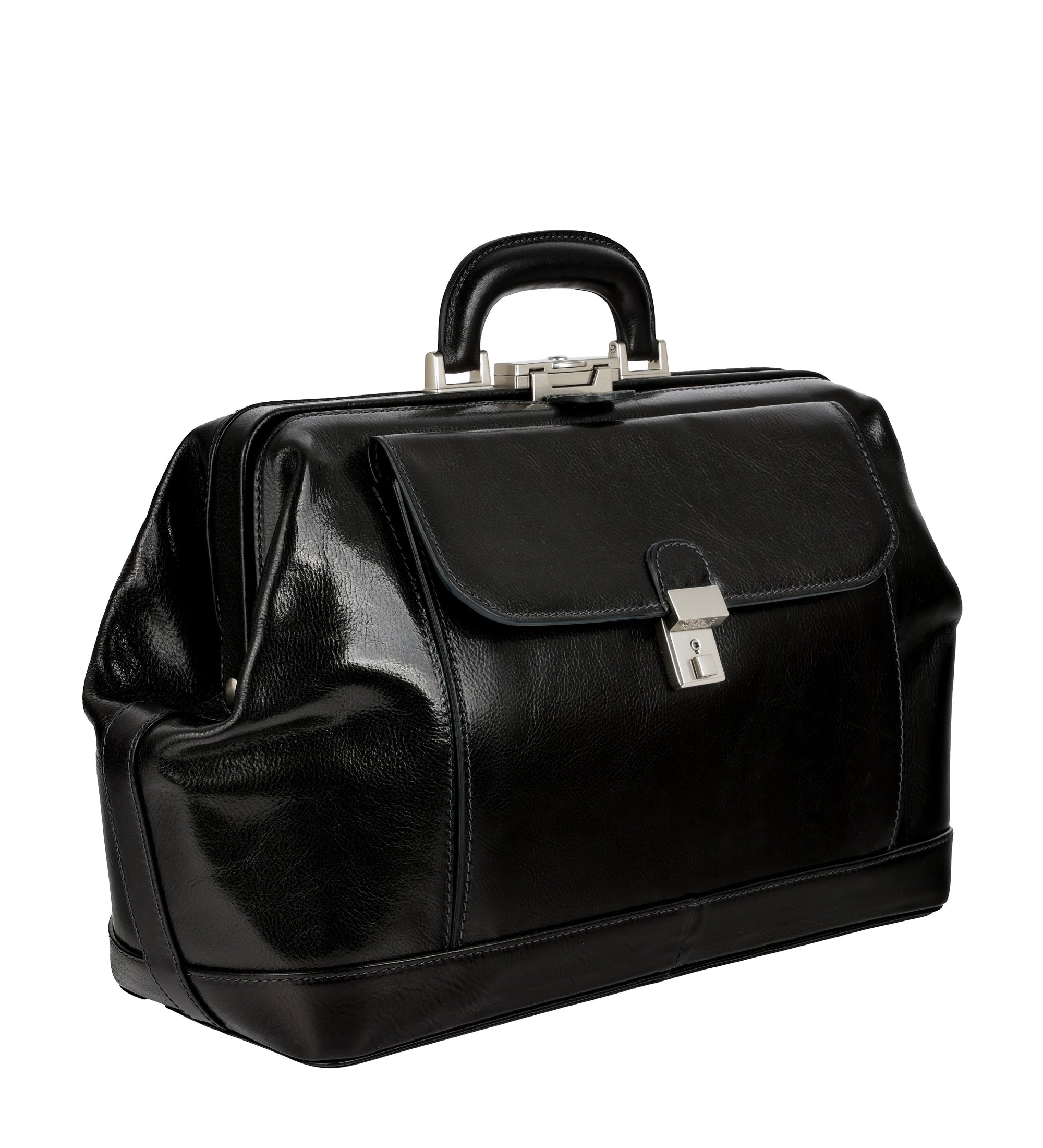 Grand sac de docteur en cuir italien pour femme Hamlet