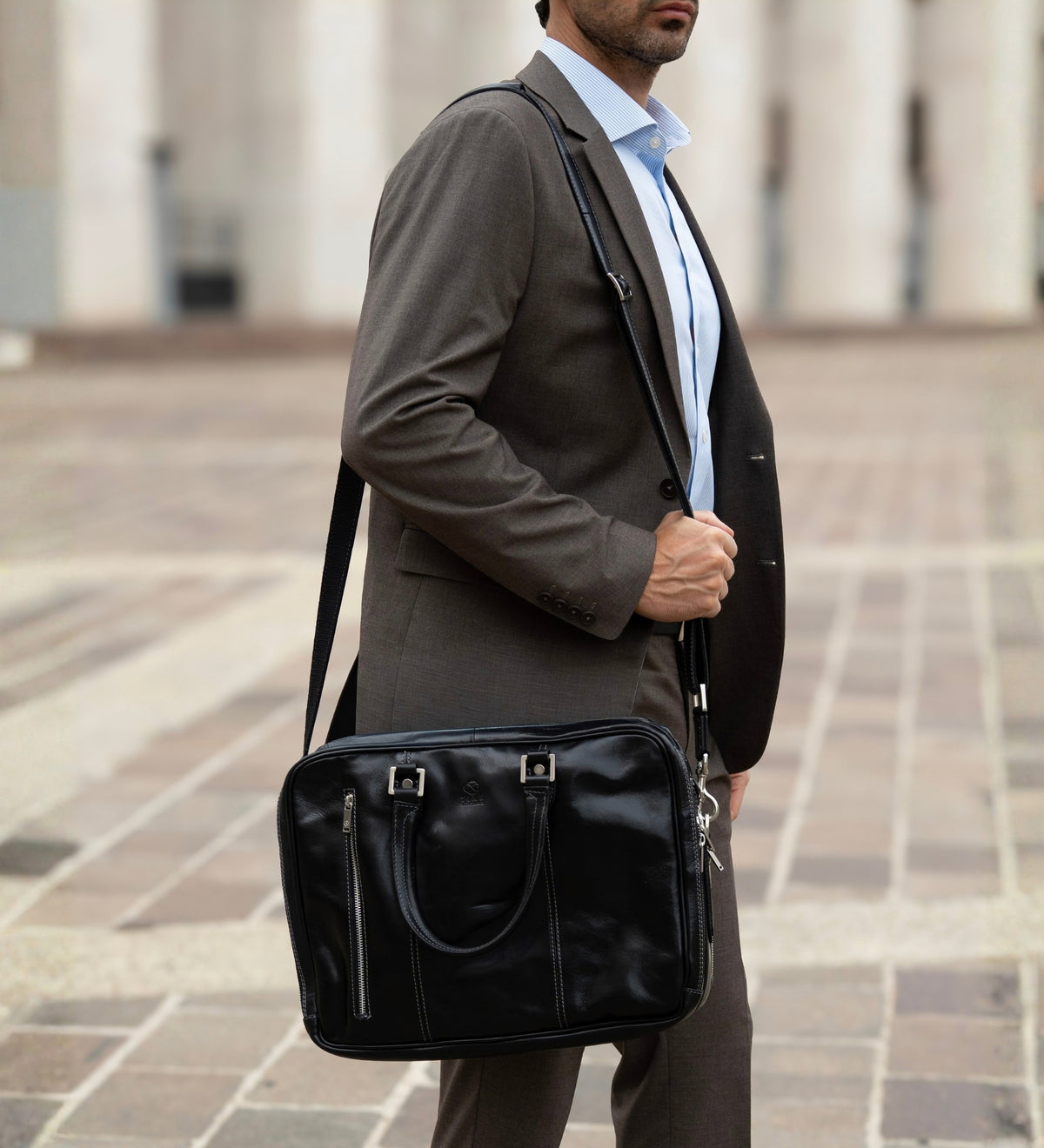 Sac à dos-mallette convertible en cuir A Farewell to Arms