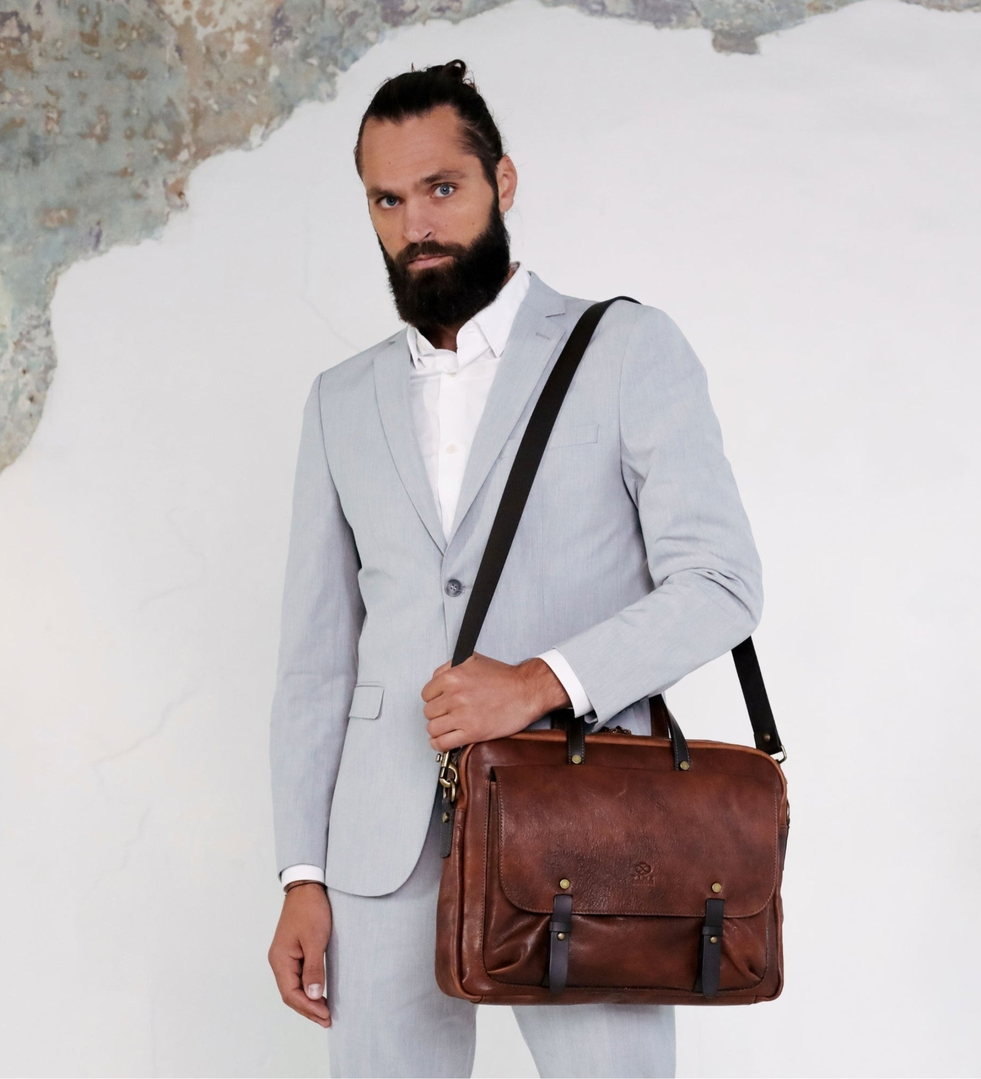 Sacoche pour ordinateur portable en cuir Lanark