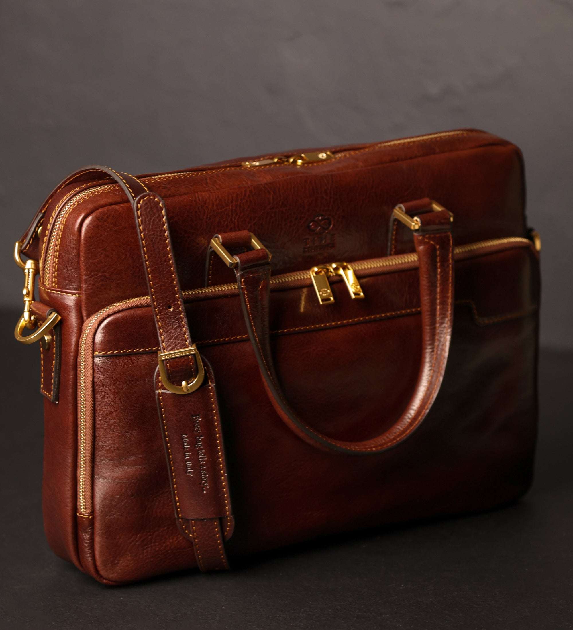 Sacoche pour ordinateur portable en cuir pour femme Orlando