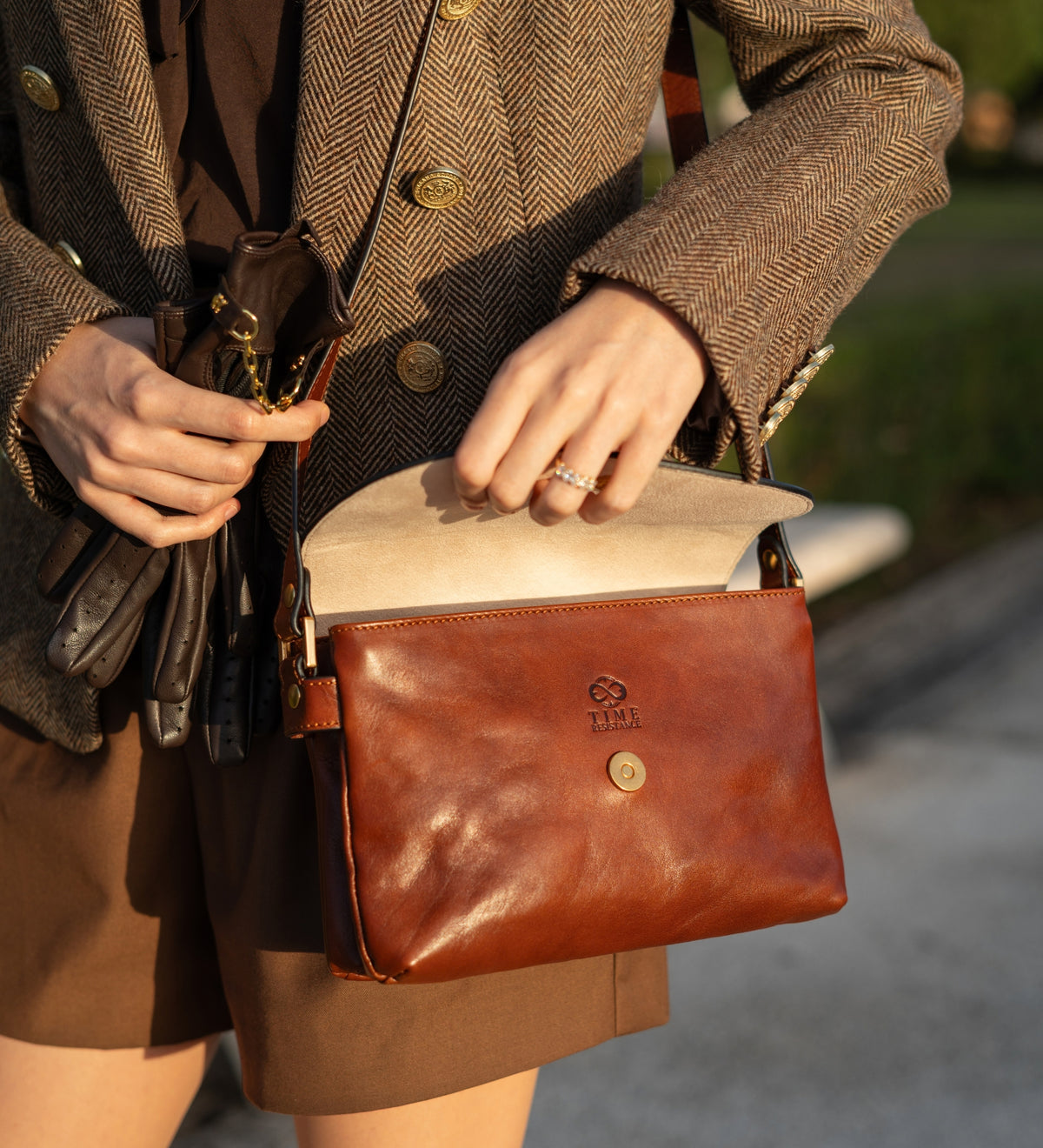Sac à bandoulière en cuir pour femme Sophie's Choice
