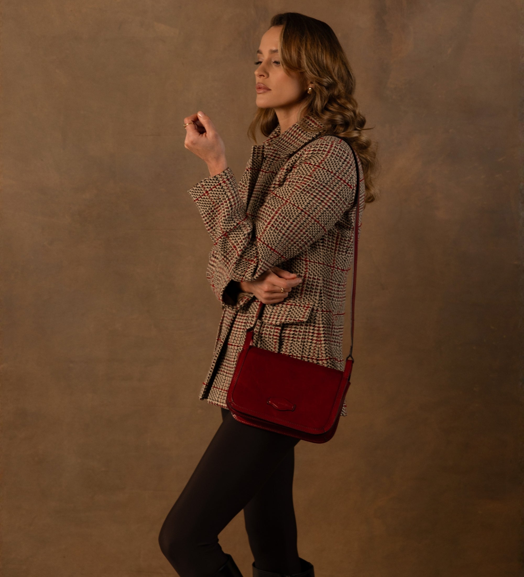 Sac à bandoulière en cuir pour femme Il Piacere