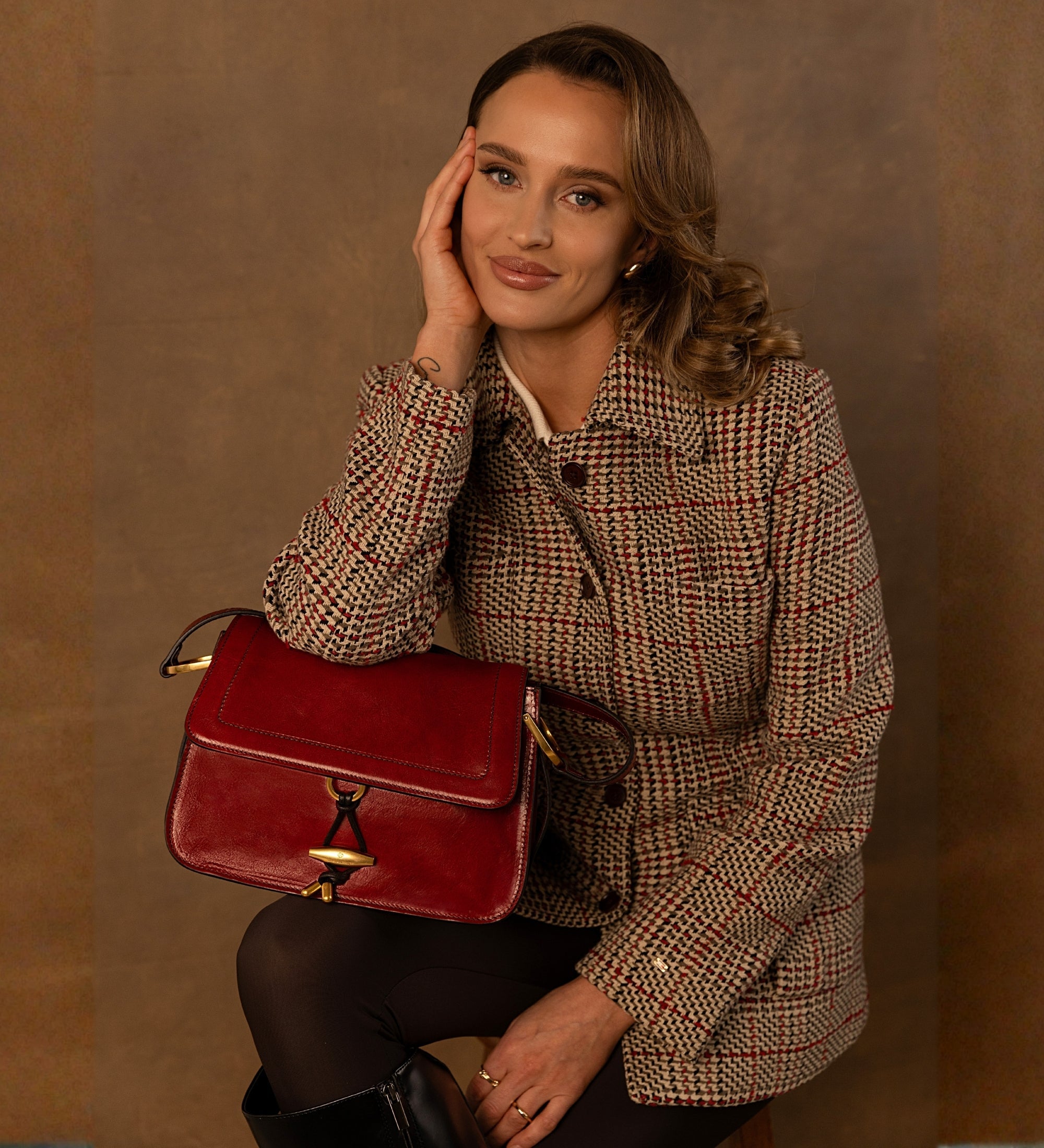 Sac à rabat en cuir pour femme Possession