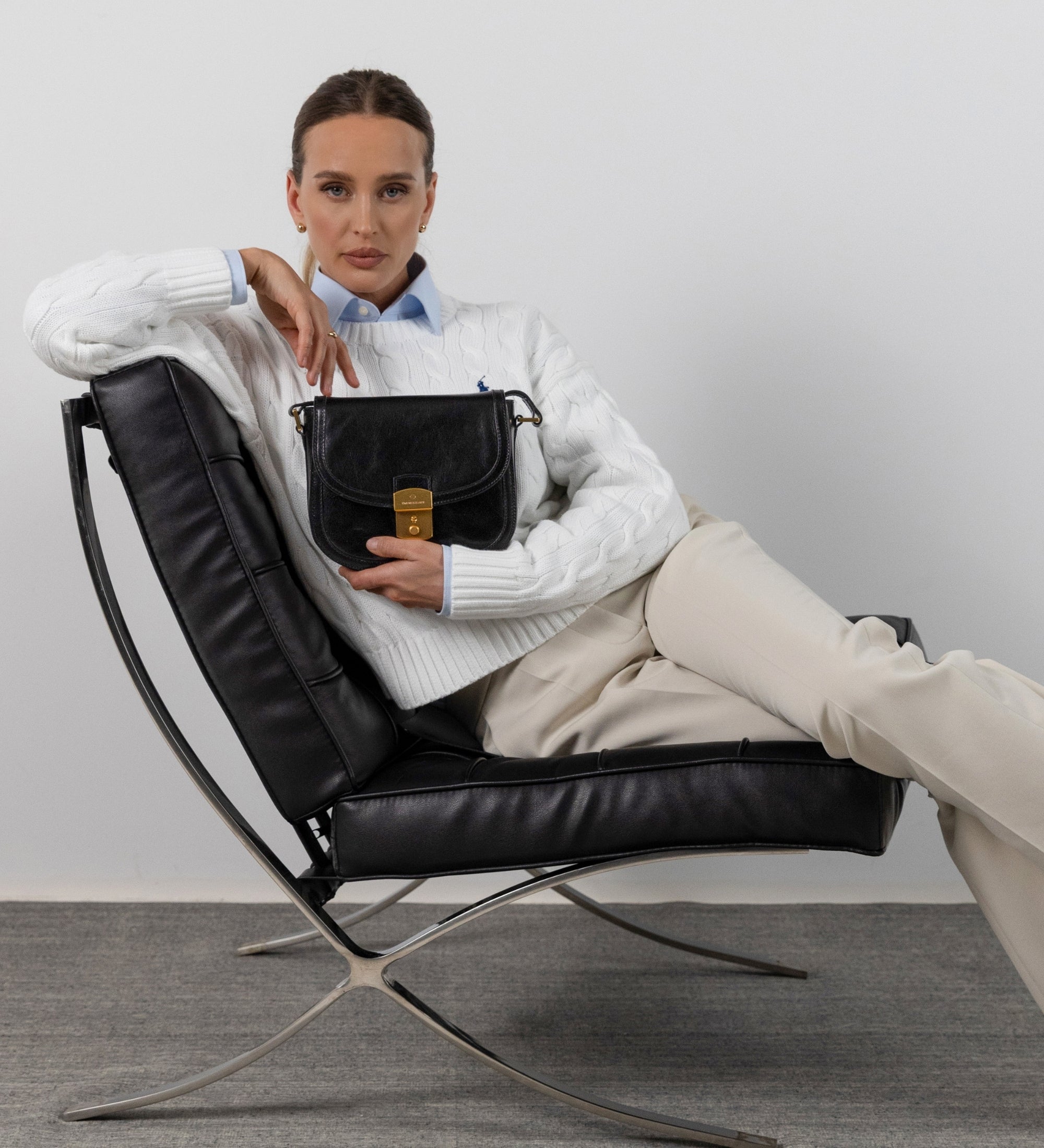 Sac selle en cuir pour femme Secrets