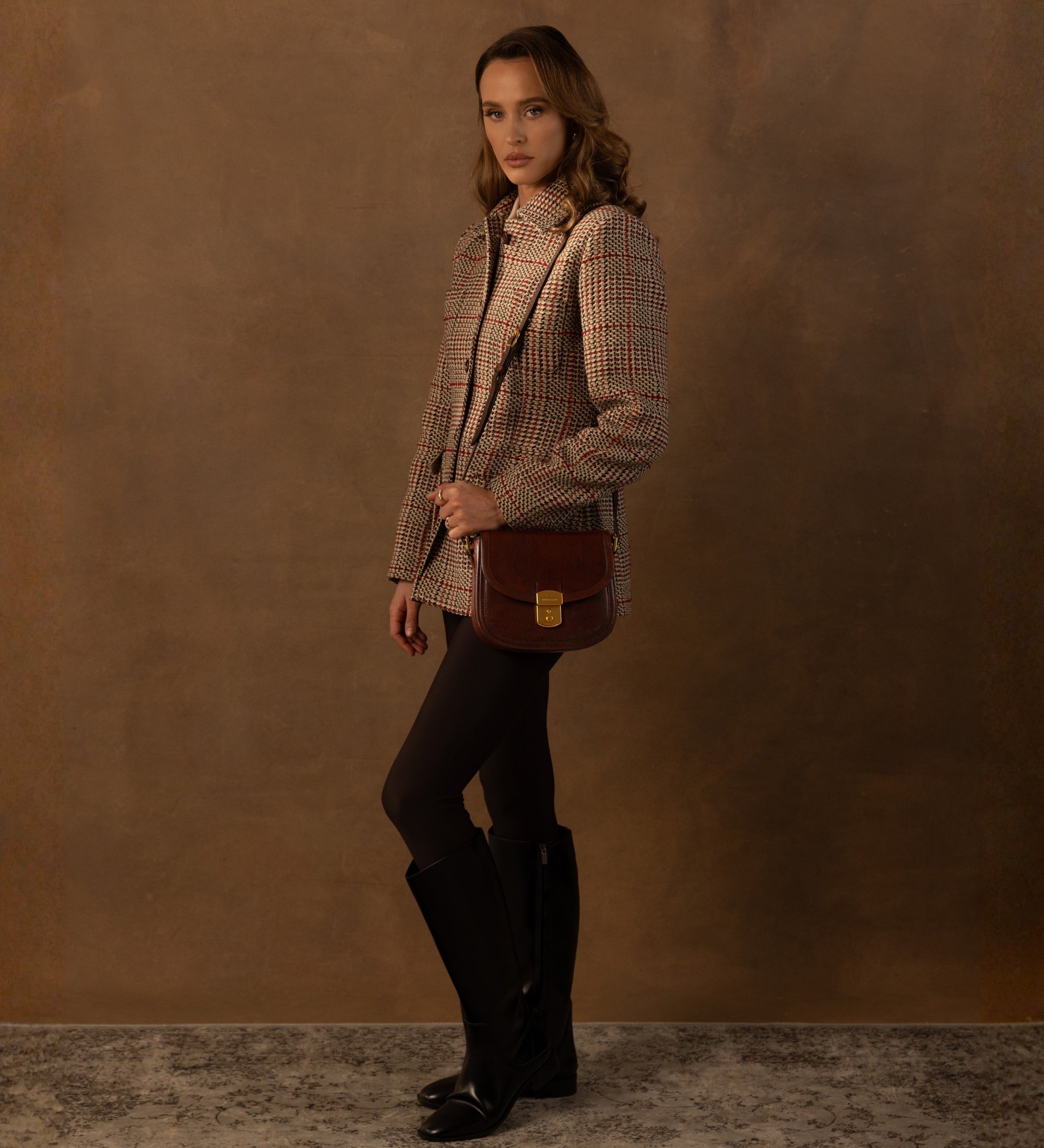 Sac selle en cuir pour femme Secrets