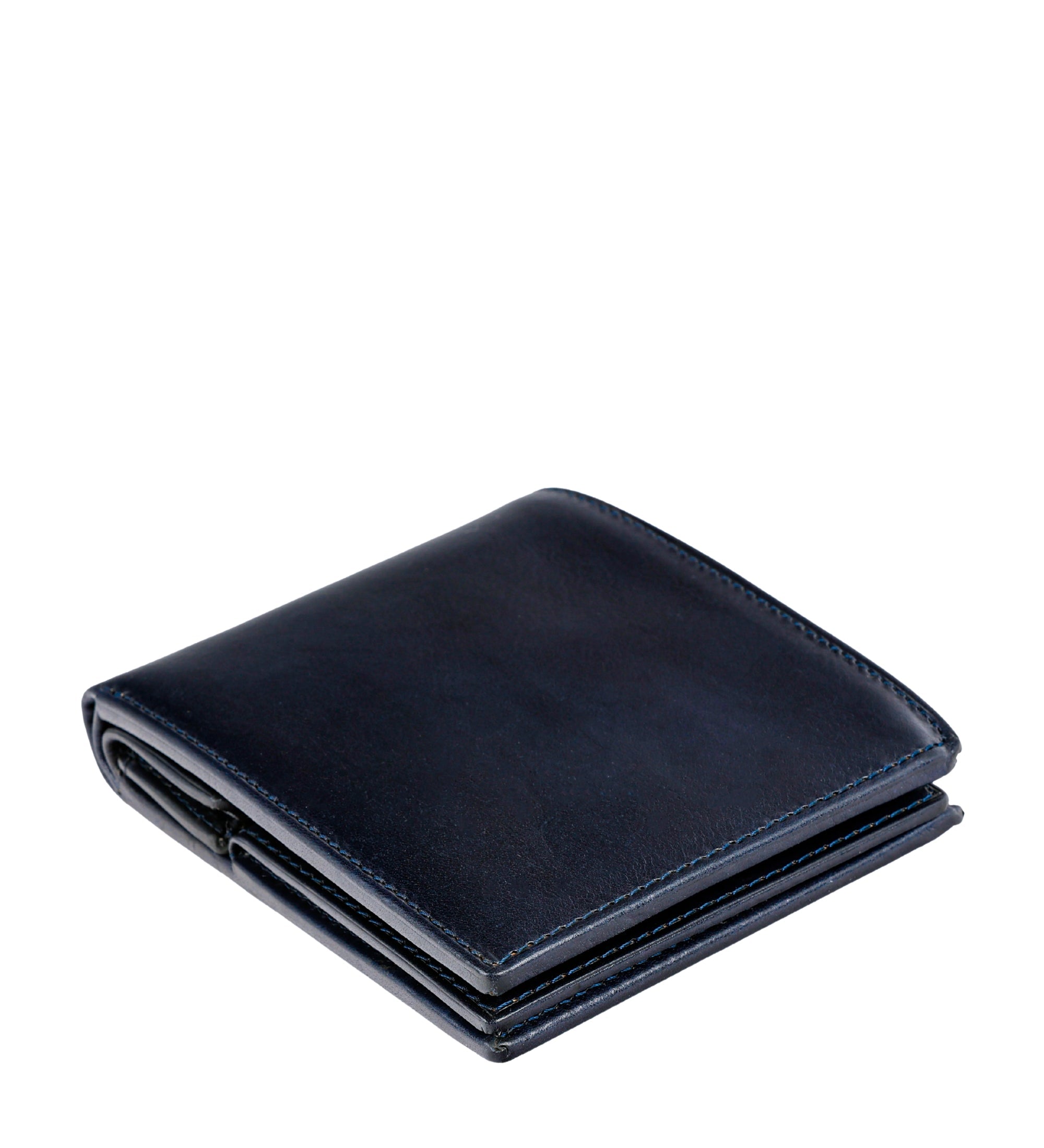 Portefeuille à deux volets en cuir Daniel