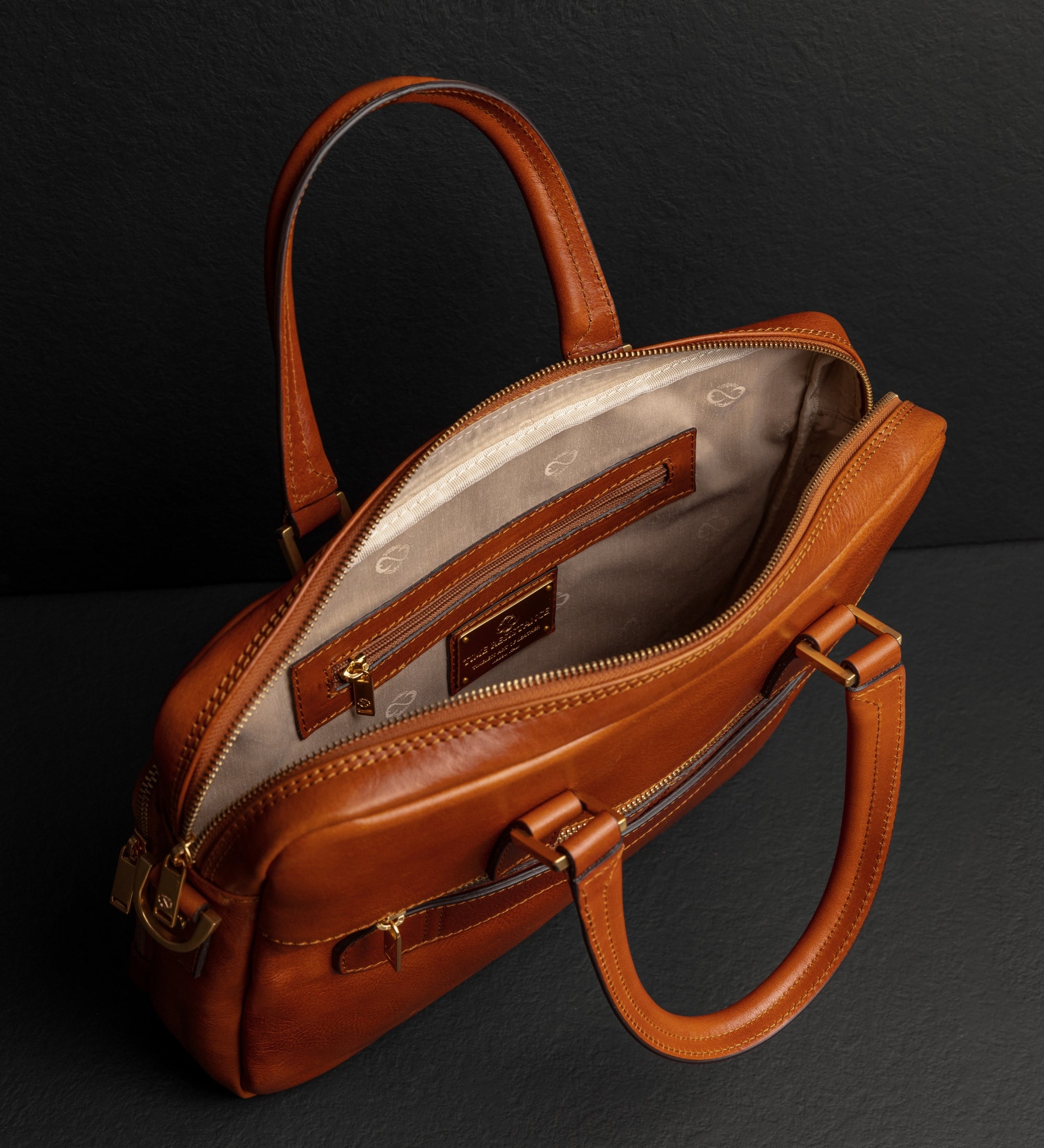 Sacoche pour ordinateur portable en cuir pour femme Orlando