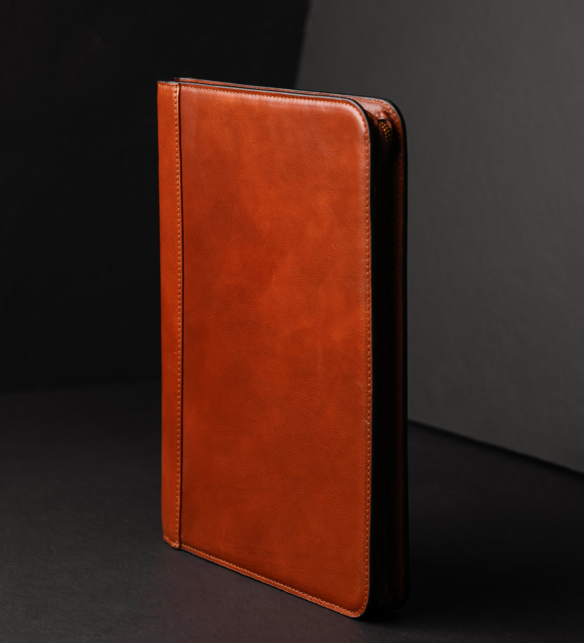 Porte-documents organiseur A4 en cuir Candide