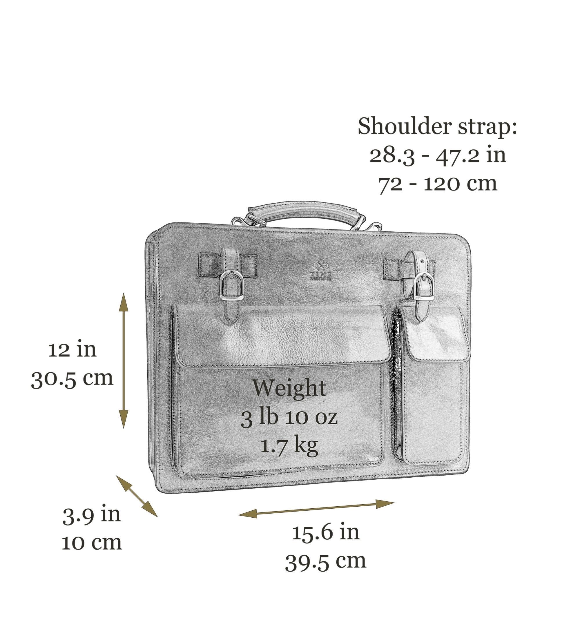 Cartable en cuir The Prophet